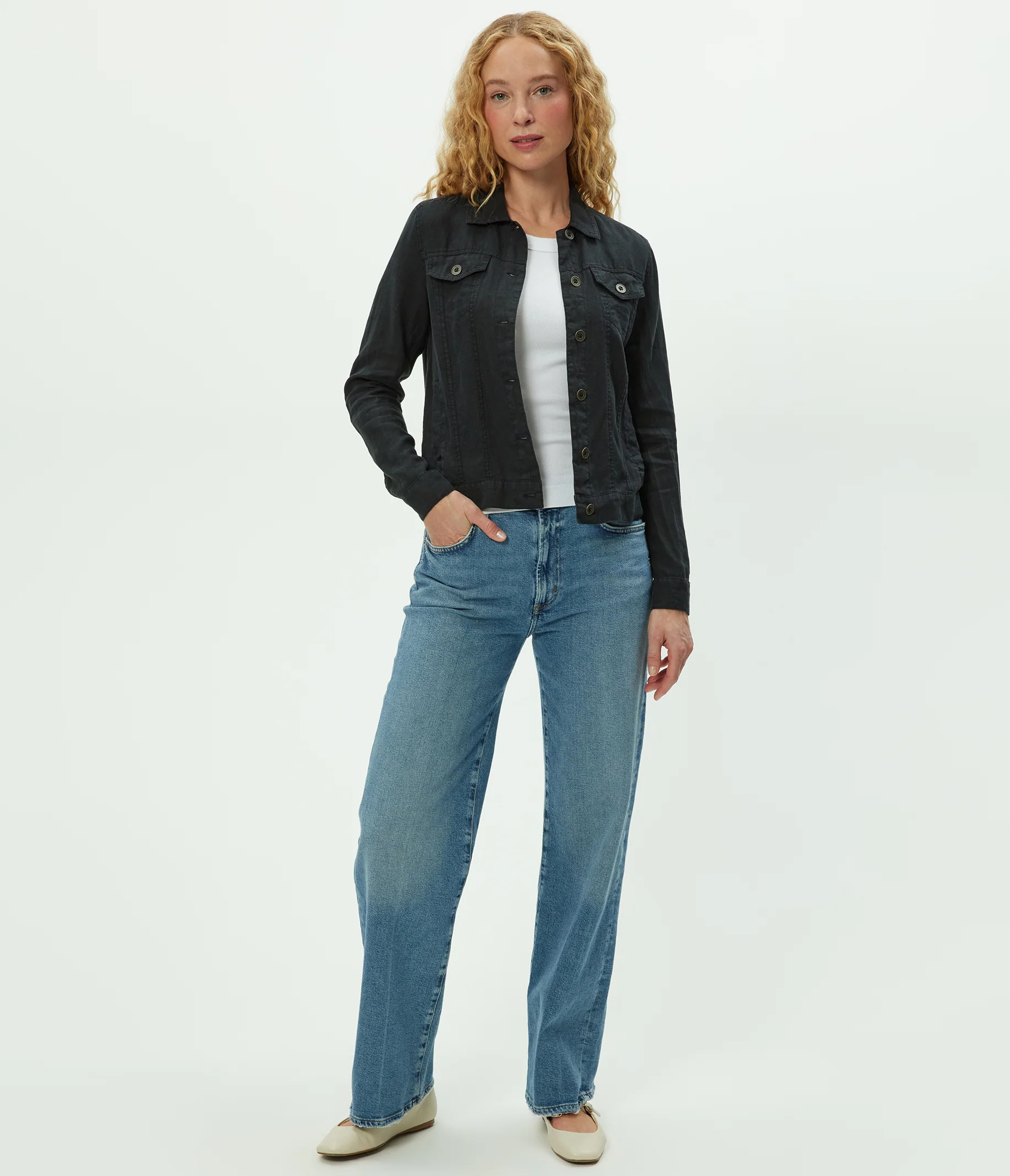 Jean Linen Jacket - Image 111
