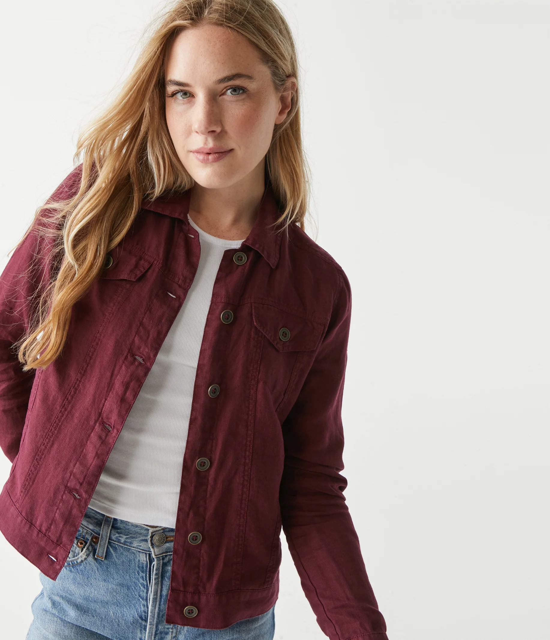 Jean Linen Jacket - Image 66