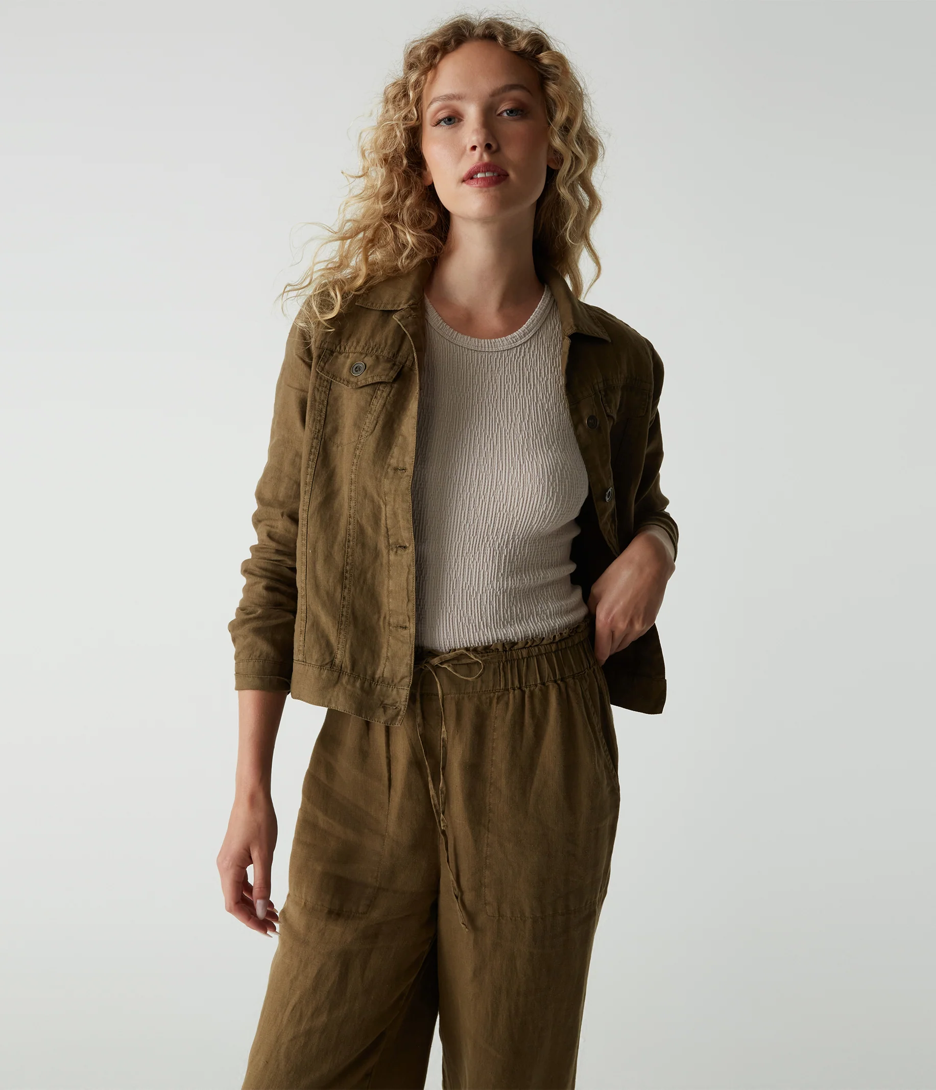 Jean Linen Jacket - Image 90