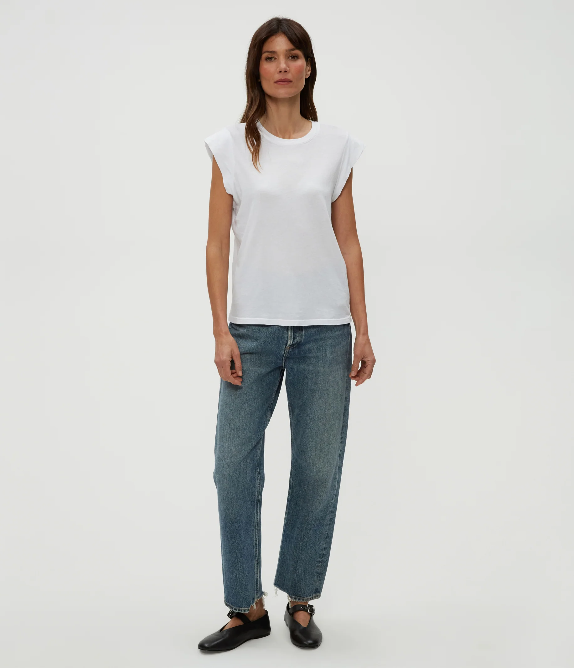 Joey Power Shoulder Tee - Image 10