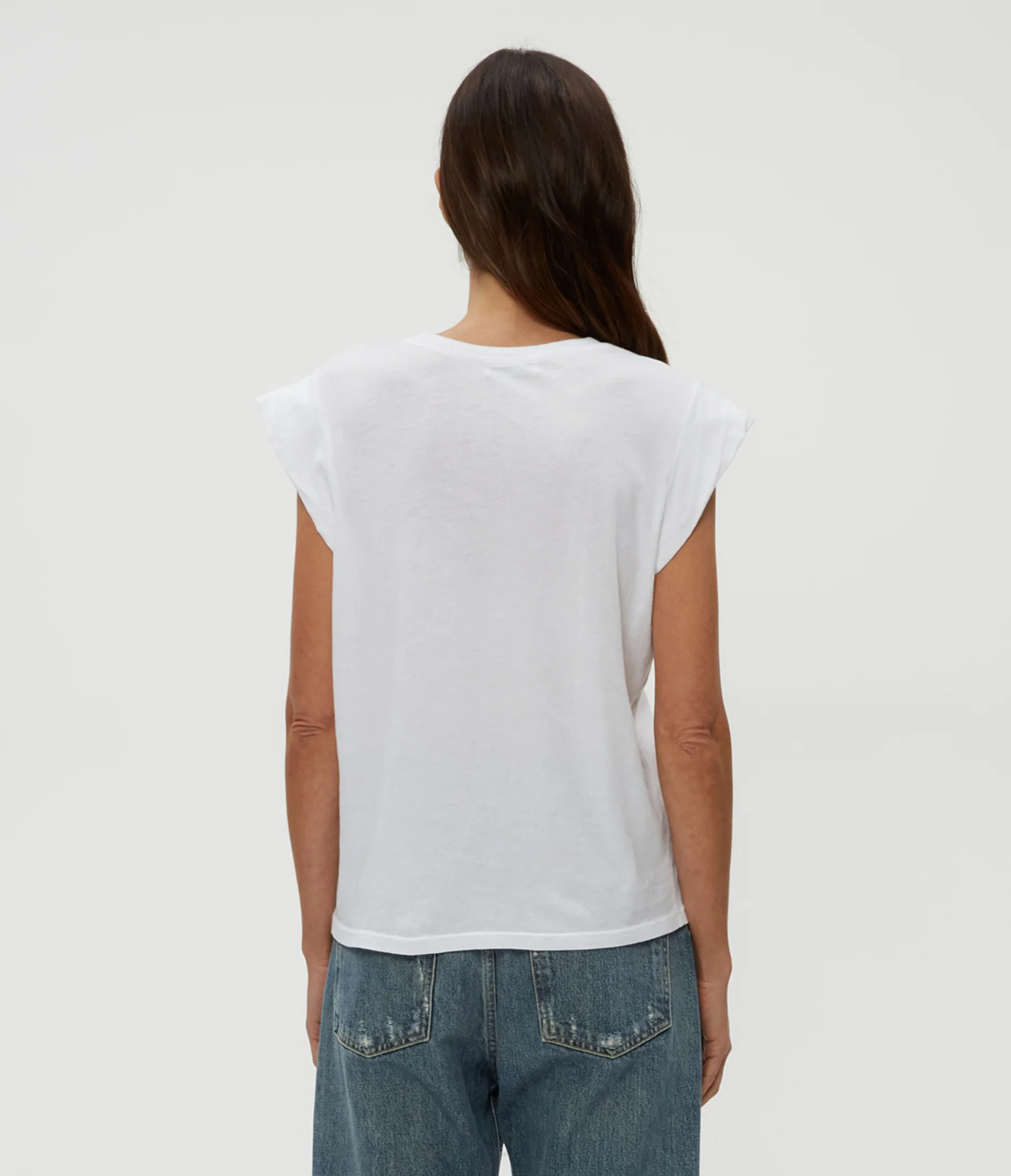Joey Power Shoulder Tee - Image 12