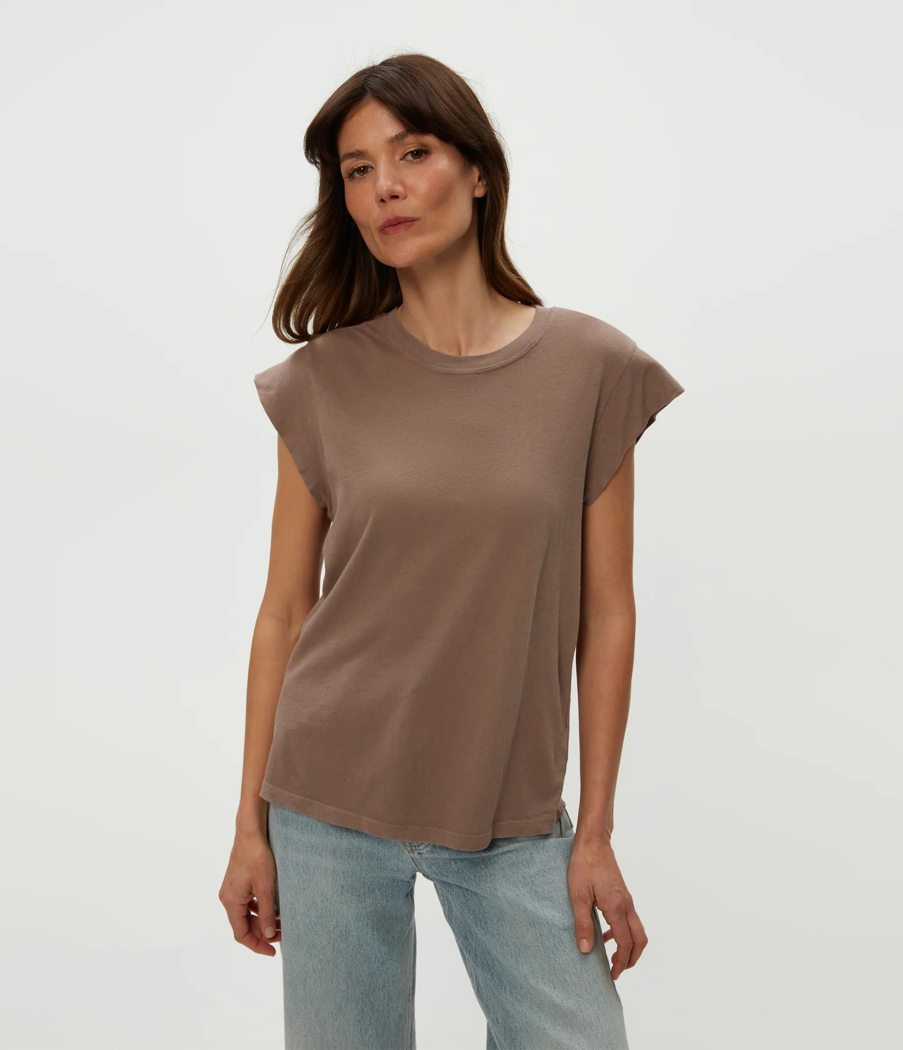 Joey Power Shoulder Tee - Image 13