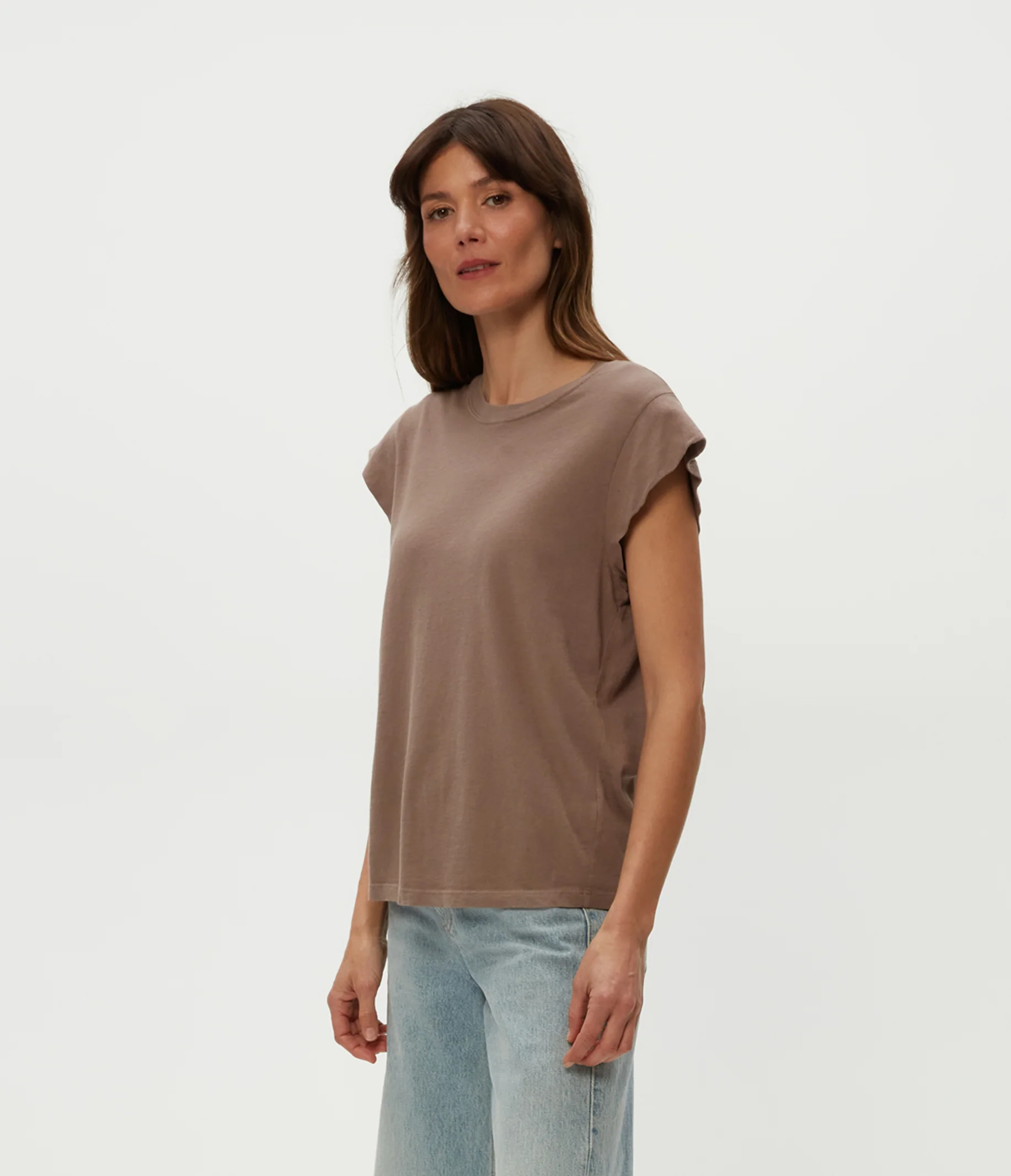 Joey Power Shoulder Tee - Image 15