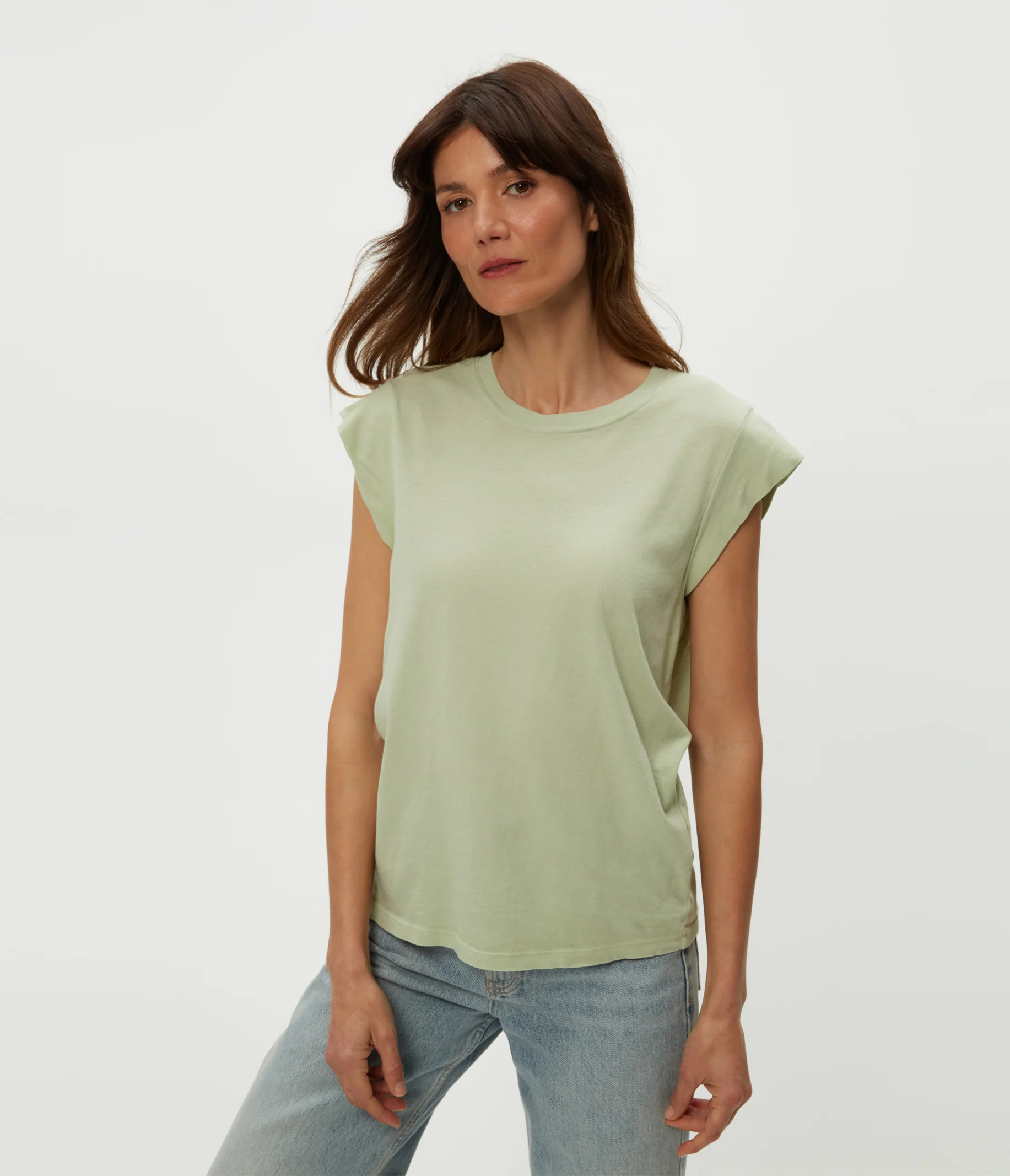 Joey Power Shoulder Tee - Image 17