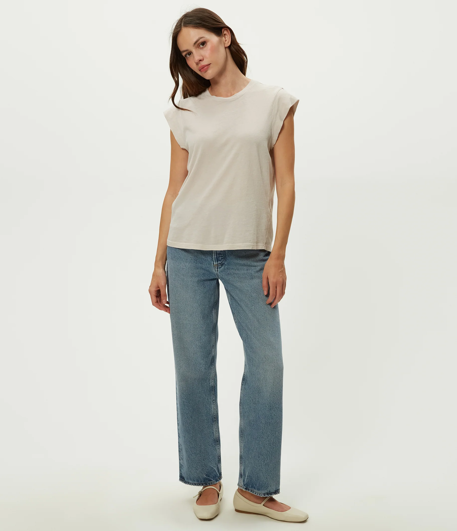 Joey Power Shoulder Tee - Image 26