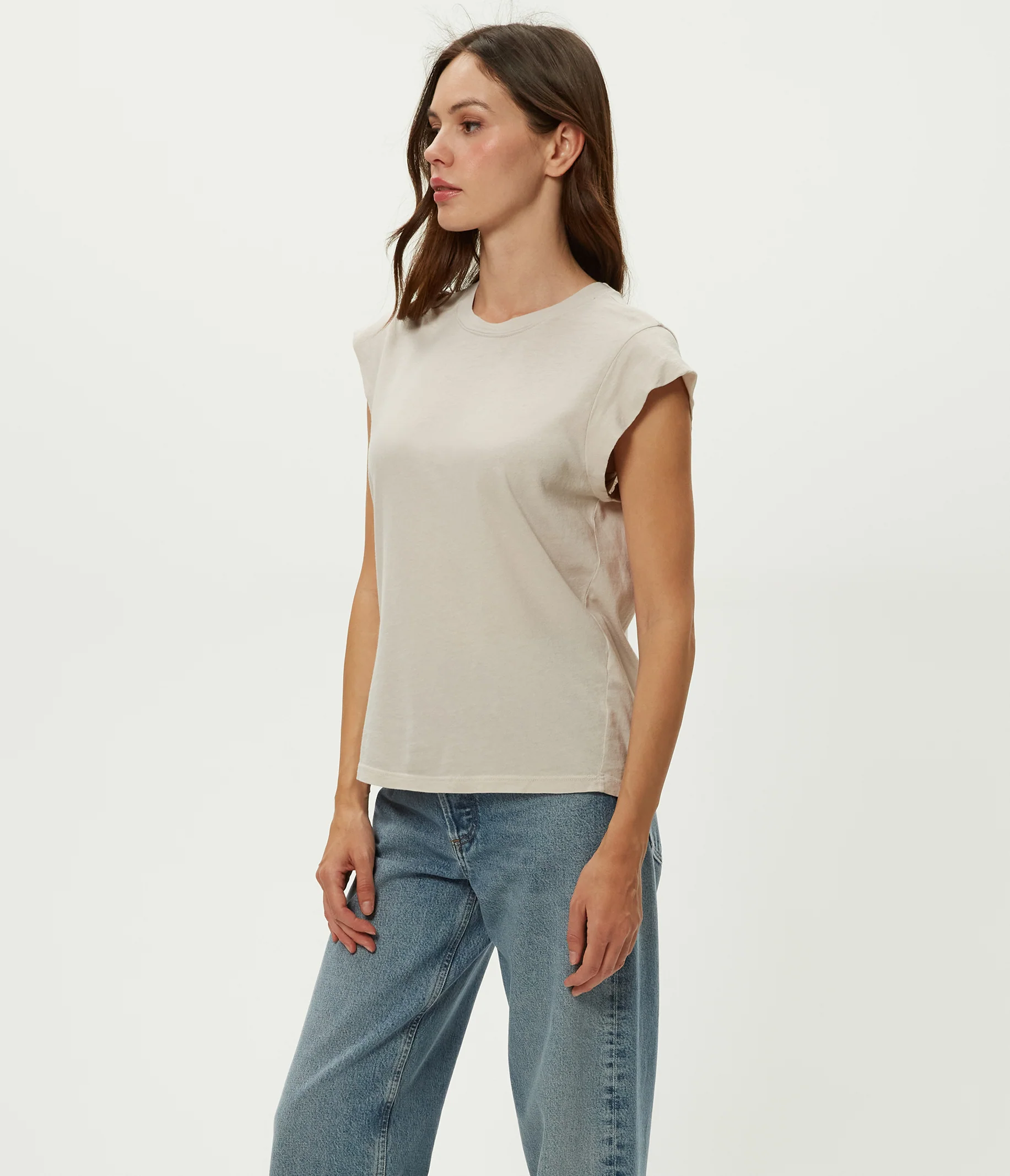 Joey Power Shoulder Tee - Image 27