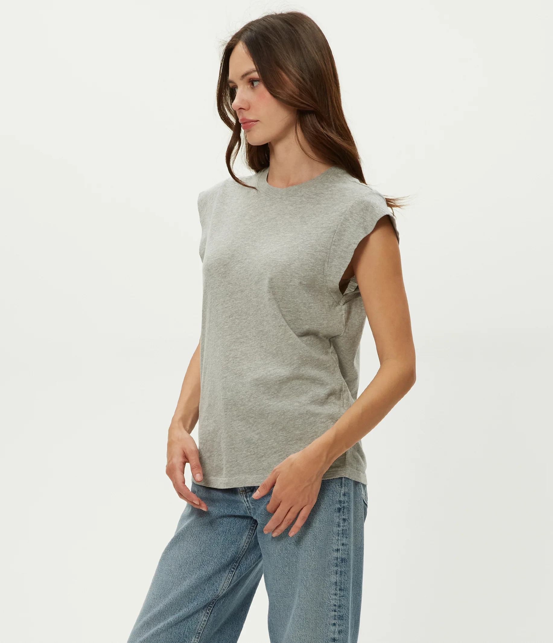Joey Power Shoulder Tee - Image 3