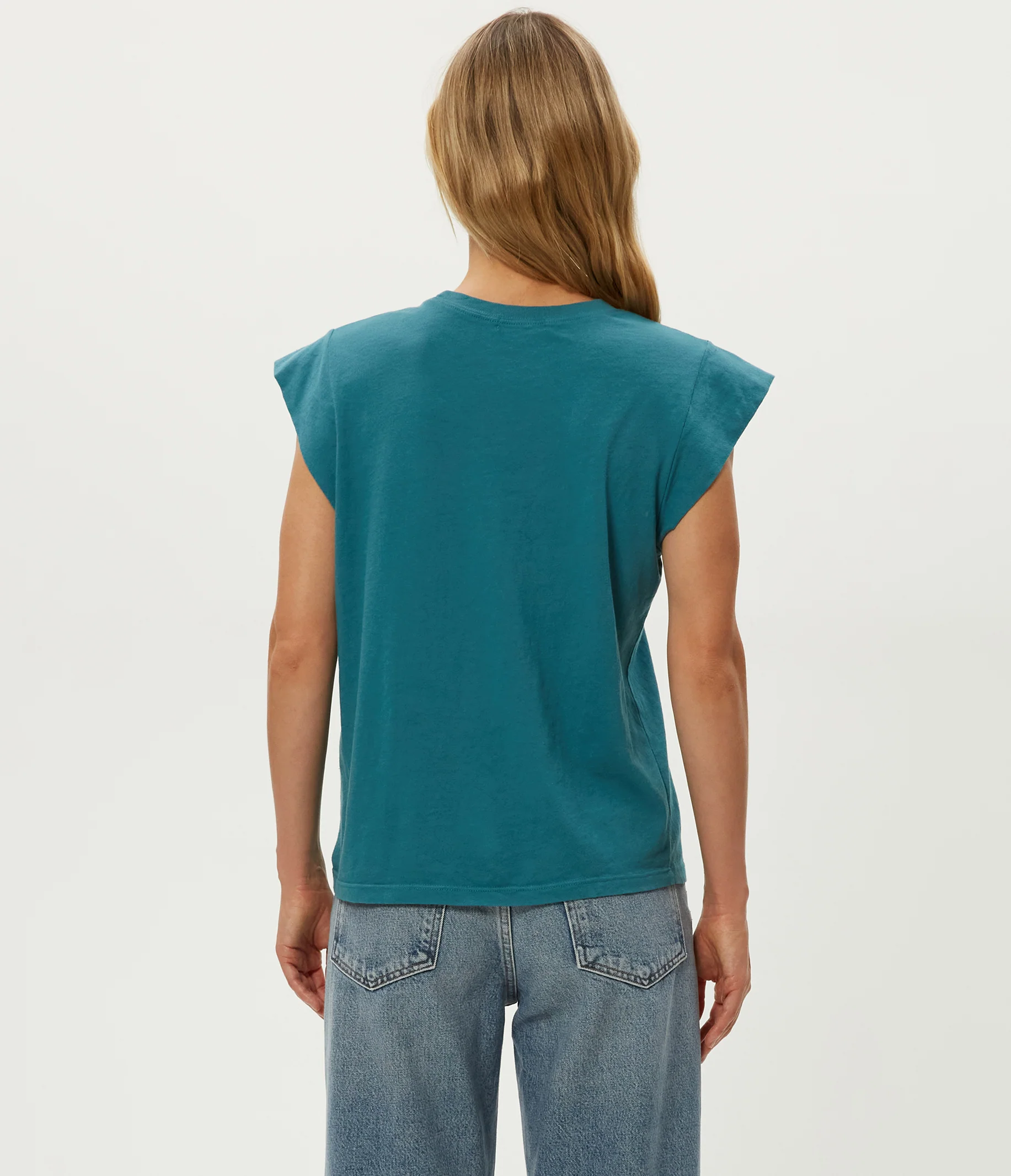 Joey Power Shoulder Tee - Image 8
