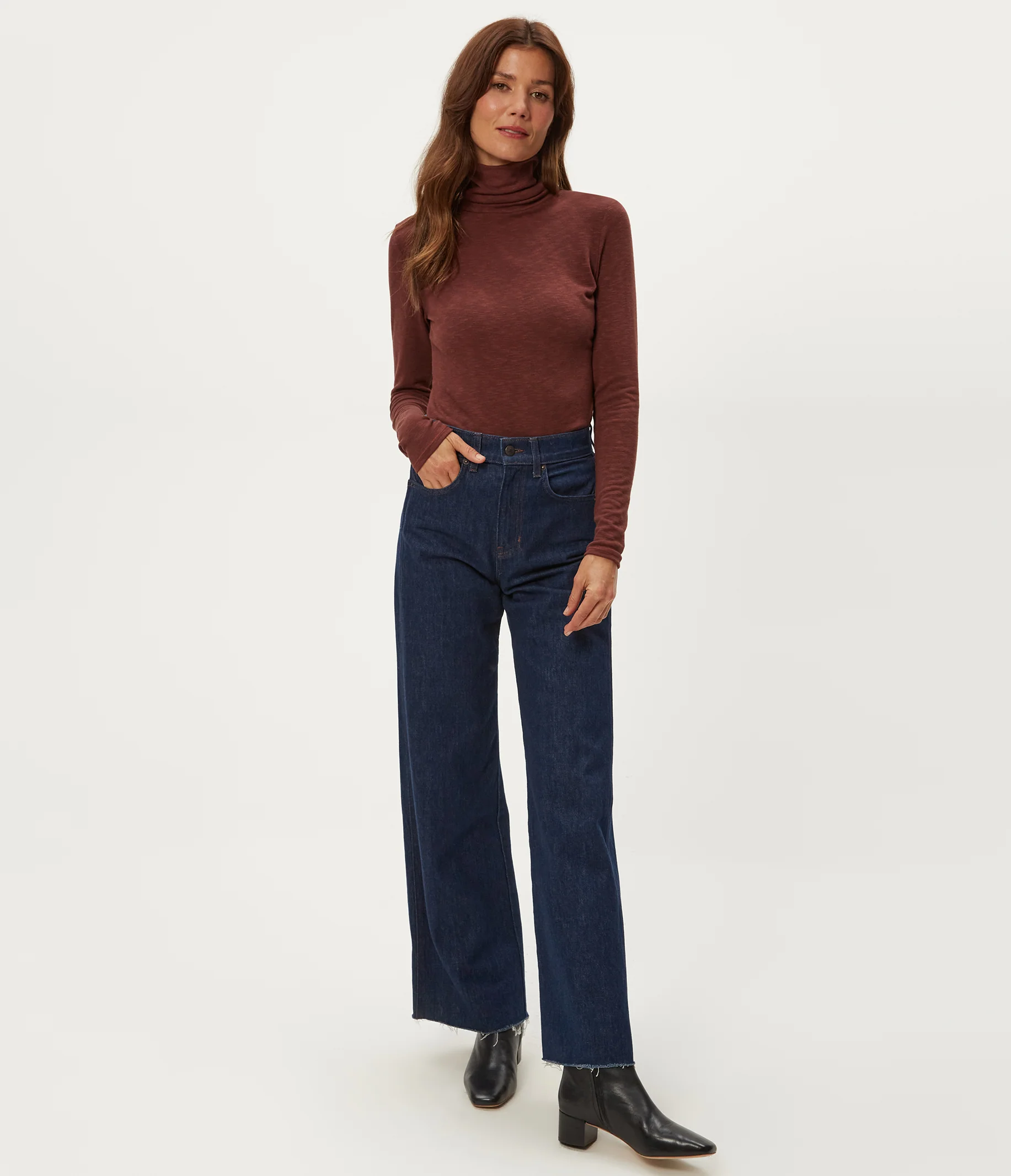 Jojo Side Ruched Turtleneck - Image 10