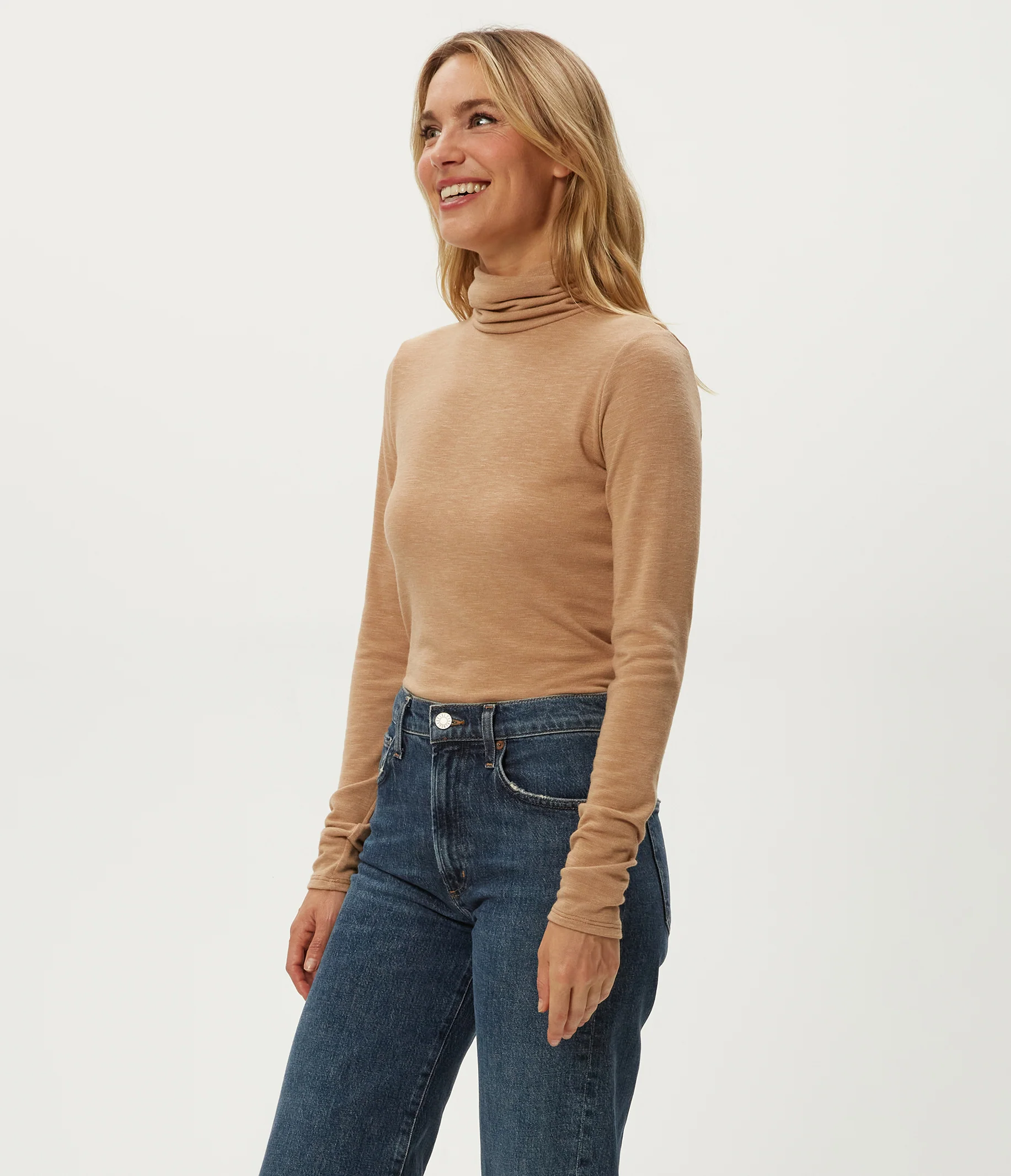 Jojo Side Ruched Turtleneck - Image 15