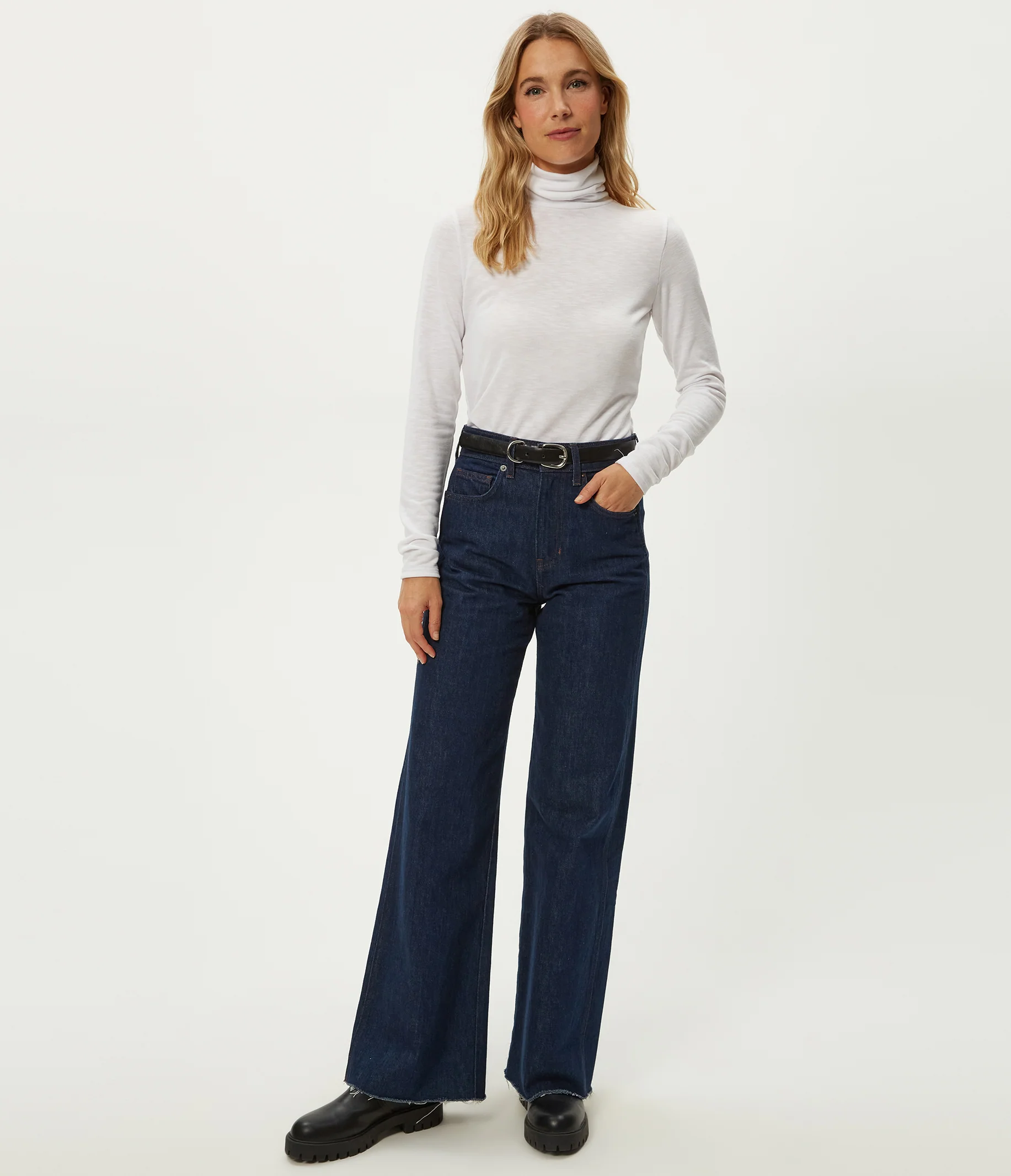Jojo Side Ruched Turtleneck - Image 2