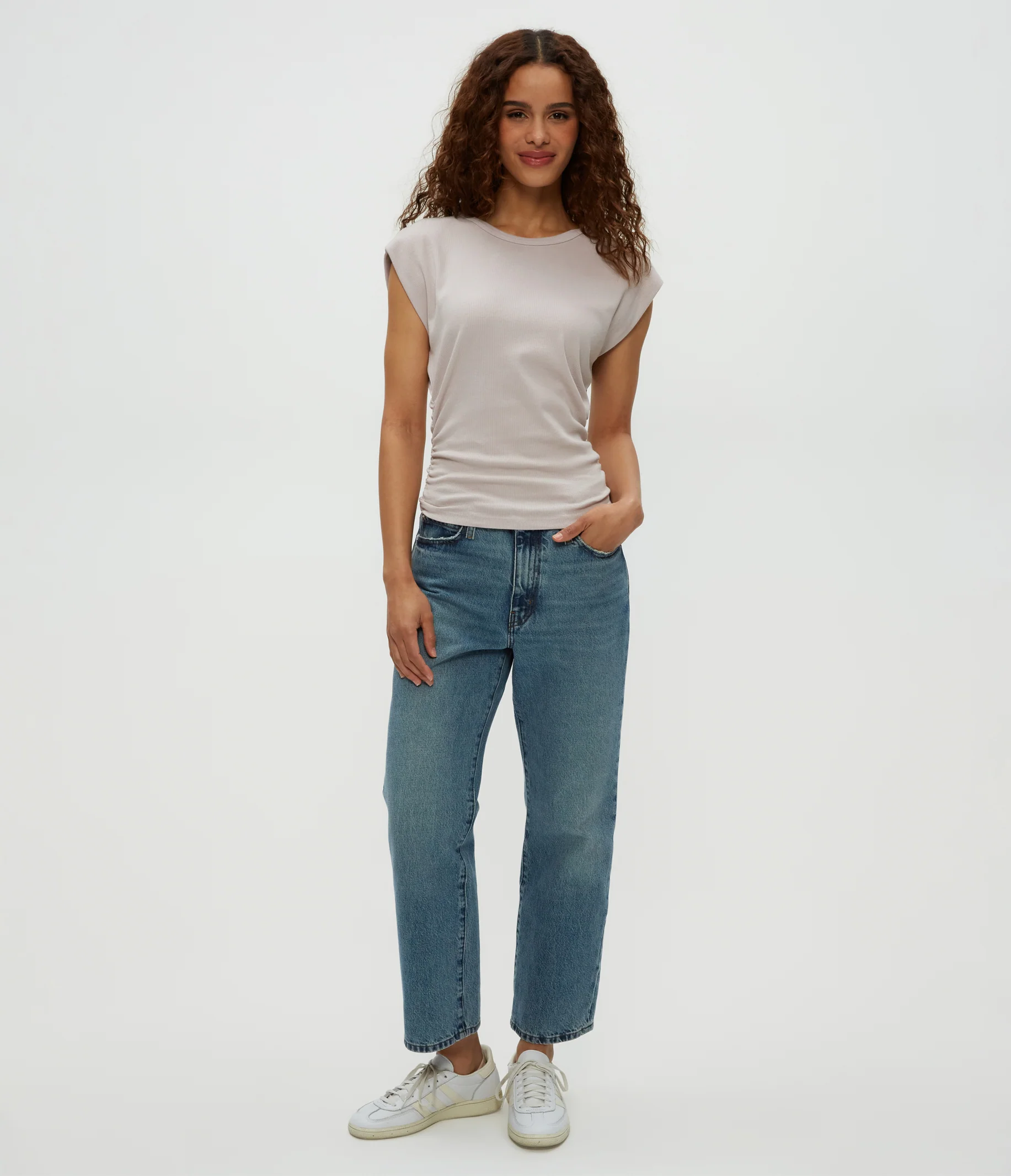 Joni Power Shoulder Tee - Image 25