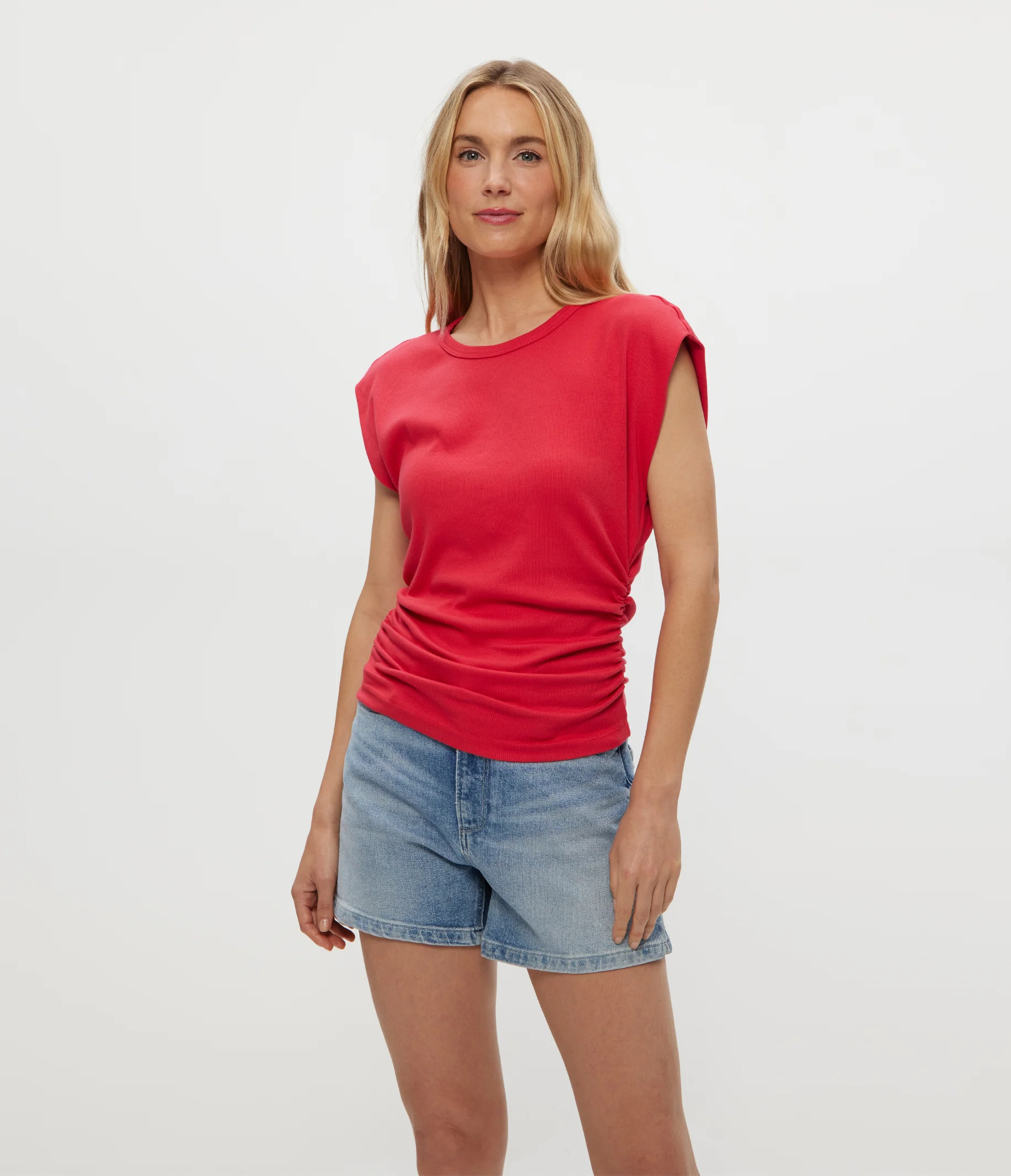 Joni Power Shoulder Tee - Image 33