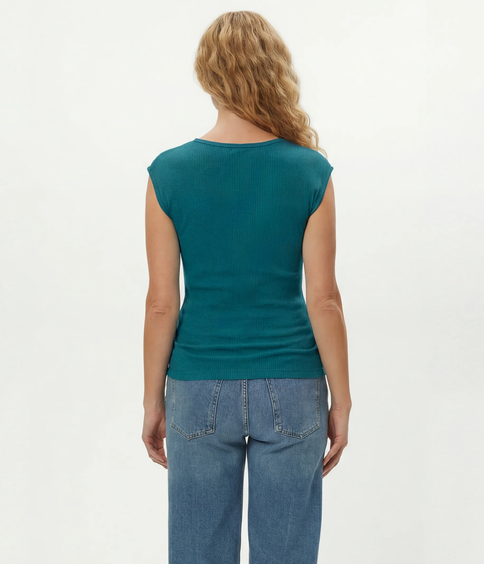 Joni Power Shoulder Tee - Image 59