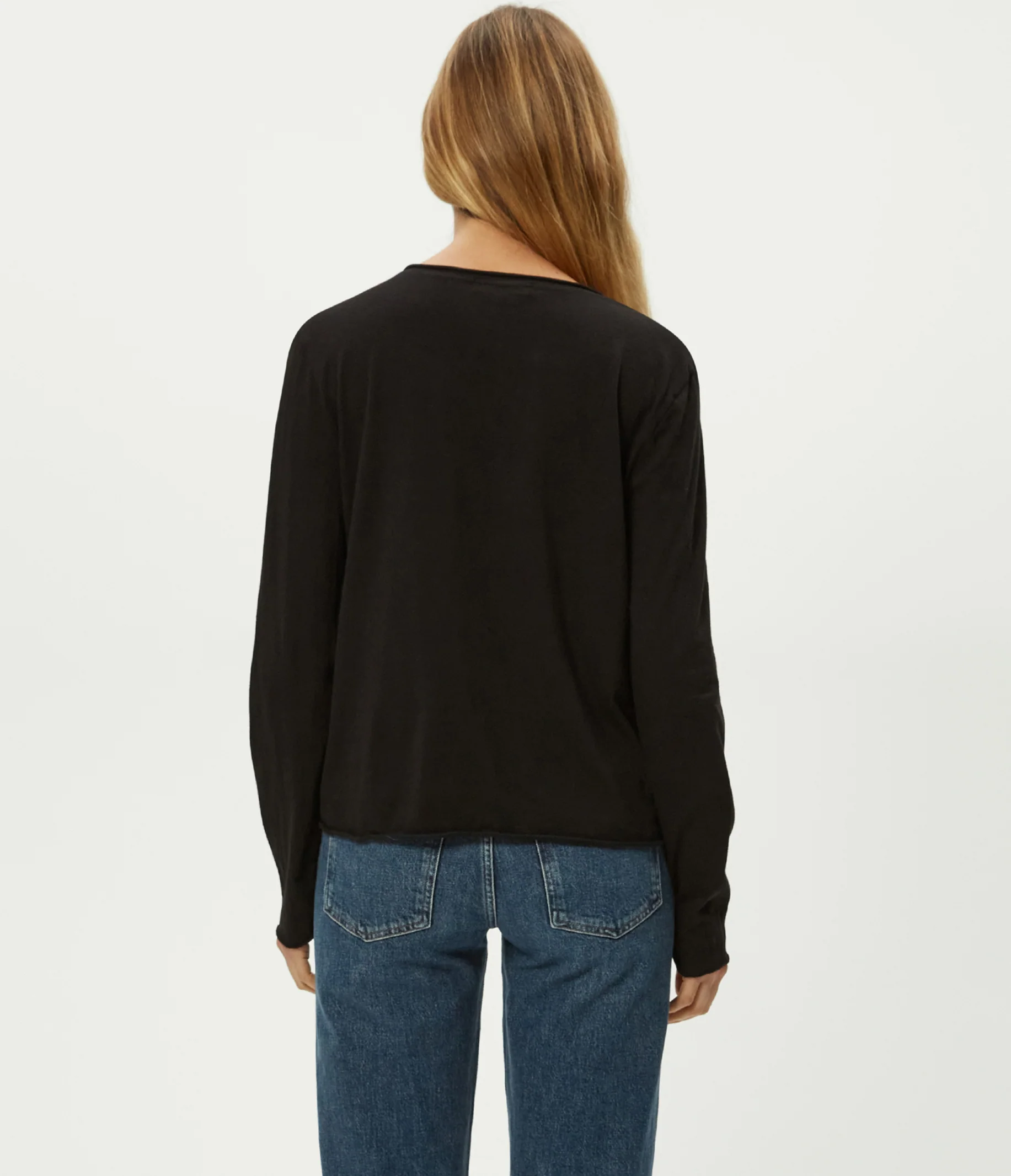 Kailee V-Neck Long Sleeve Tee - Image 20