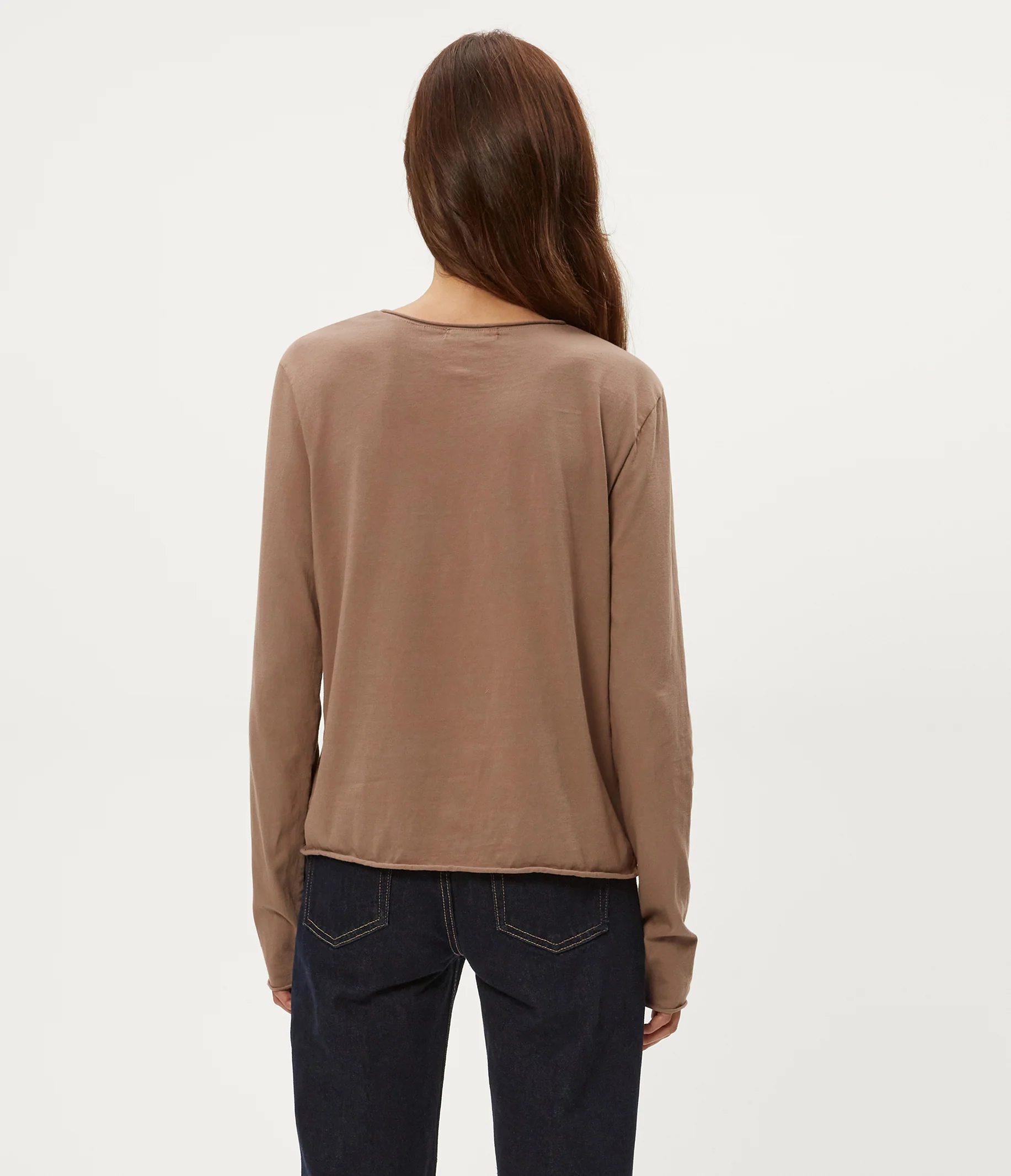 Kailee V-Neck Long Sleeve Tee - Image 31