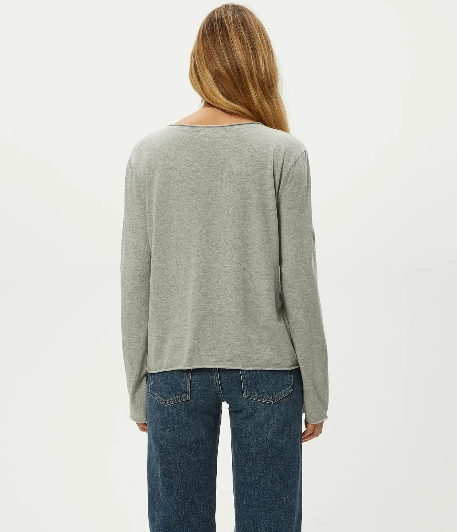 Kailee V-Neck Long Sleeve Tee - Image 35