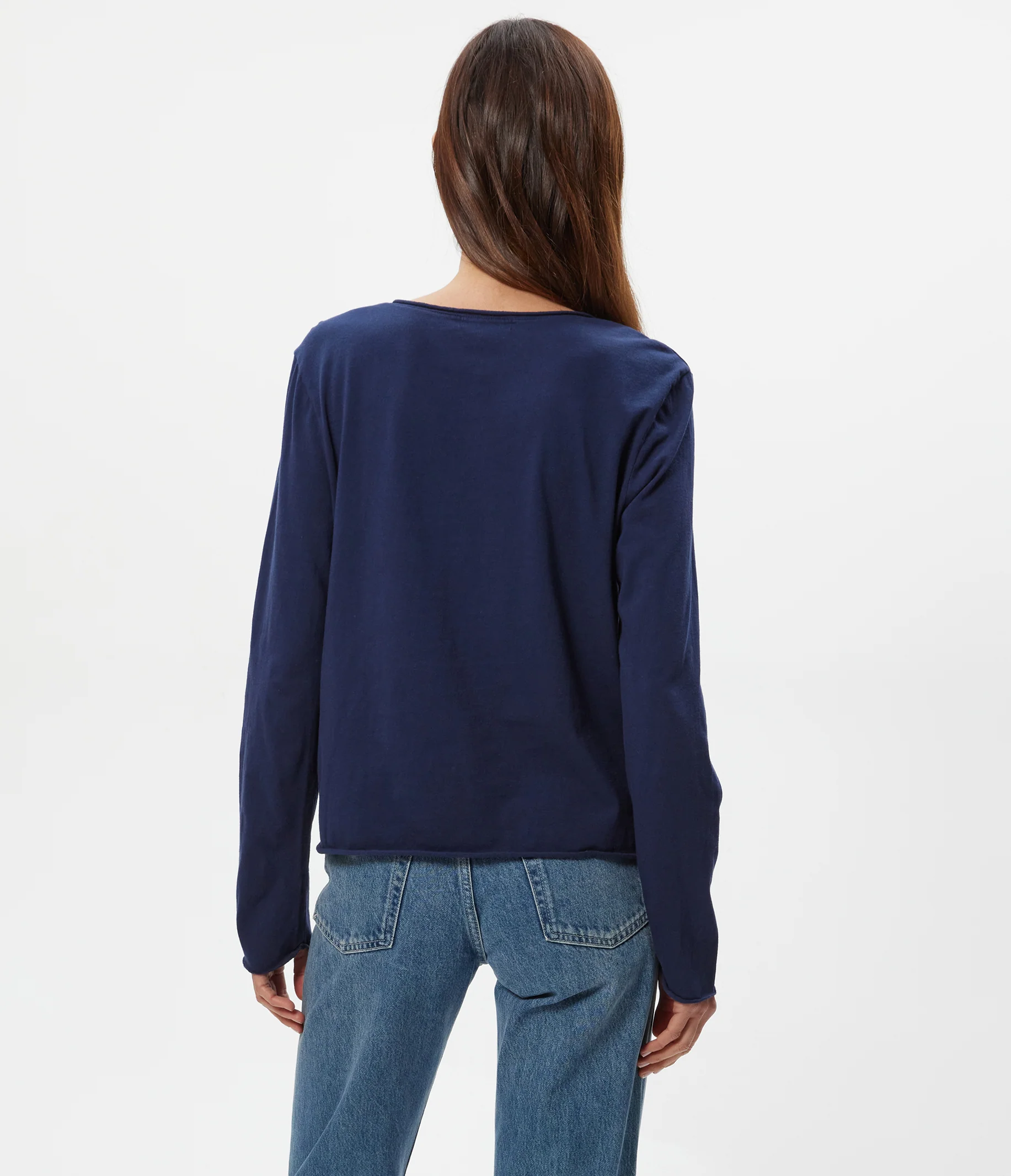 Kailee V-Neck Long Sleeve Tee - Image 39