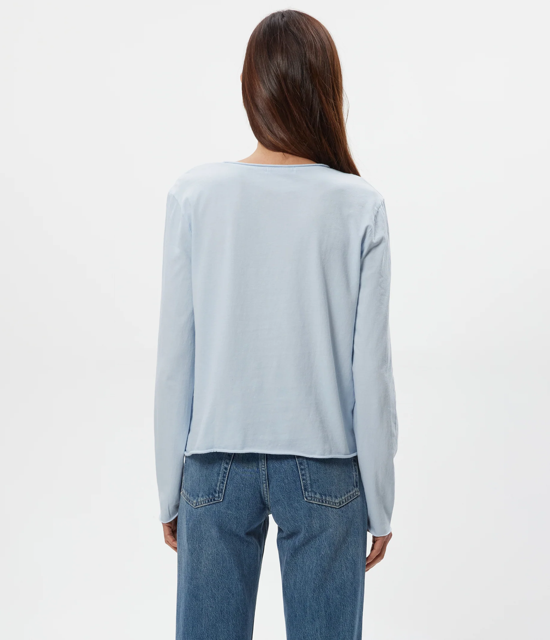 Kailee V-Neck Long Sleeve Tee - Image 4
