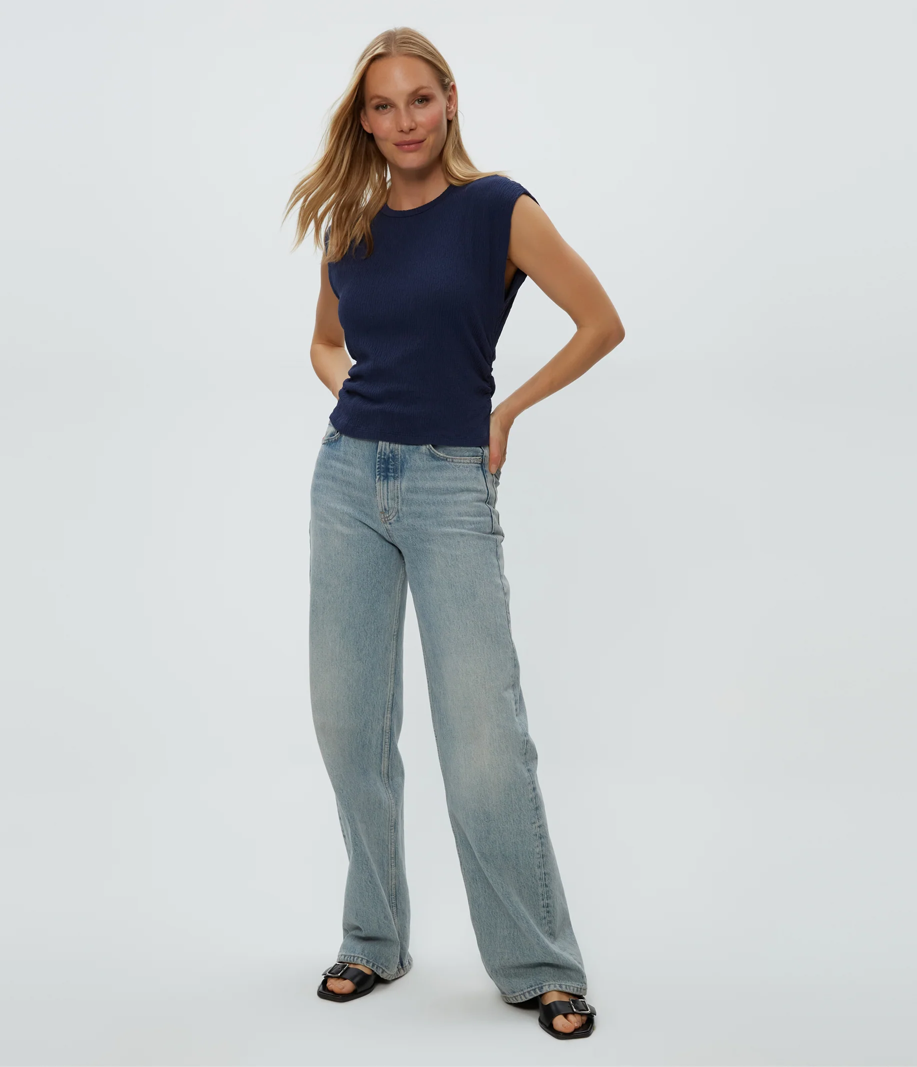 Leighton Power Shoulder Top - Image 14