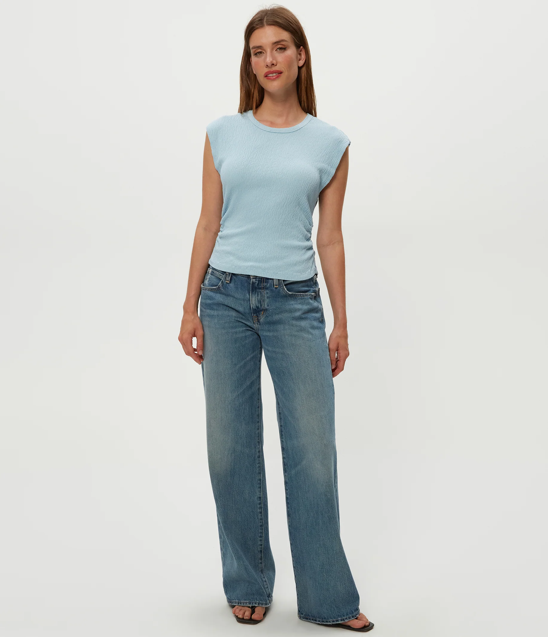 Leighton Power Shoulder Top - Image 6