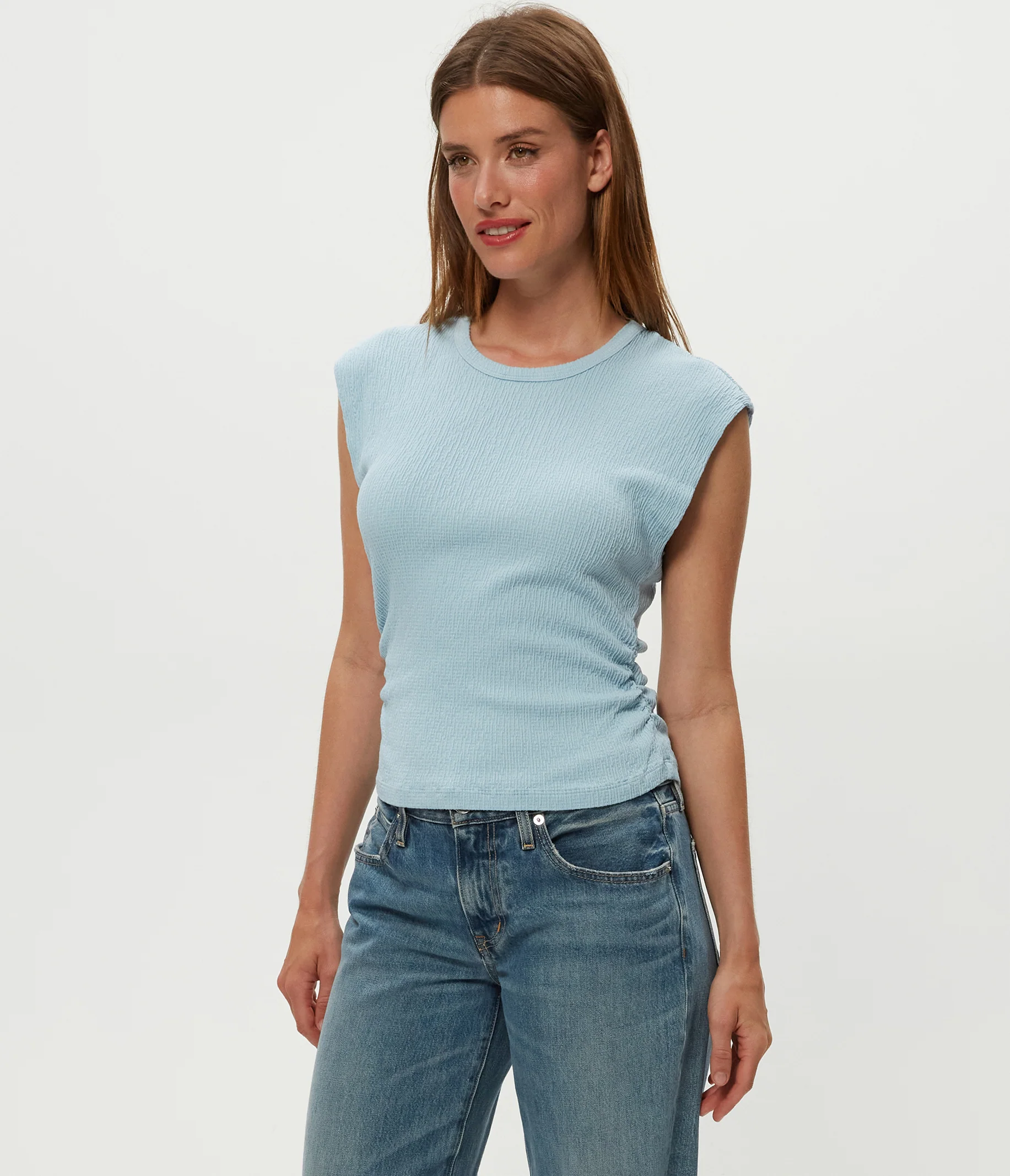 Leighton Power Shoulder Top - Image 7
