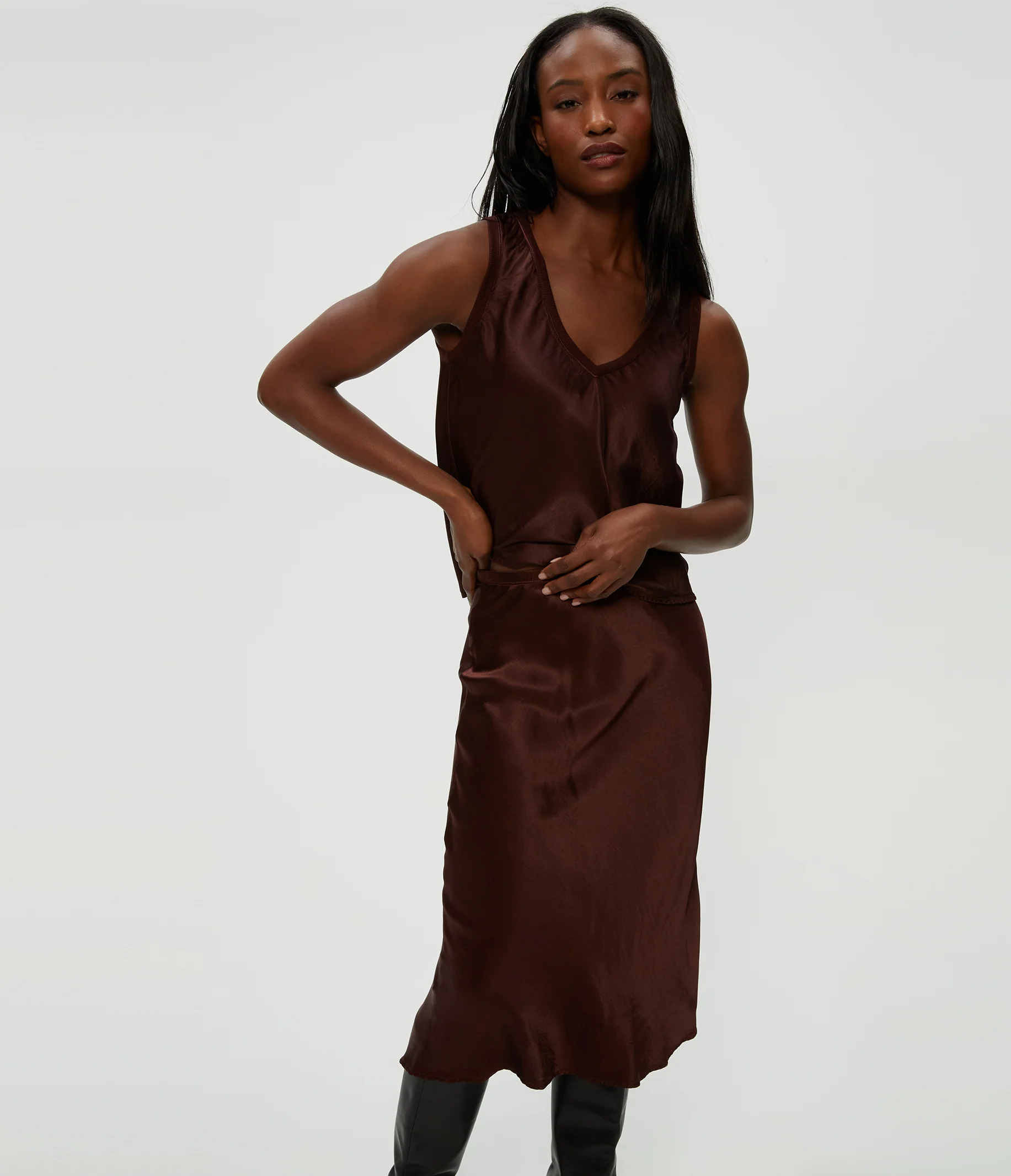 Leila Bias Midi Skirt - Image 102