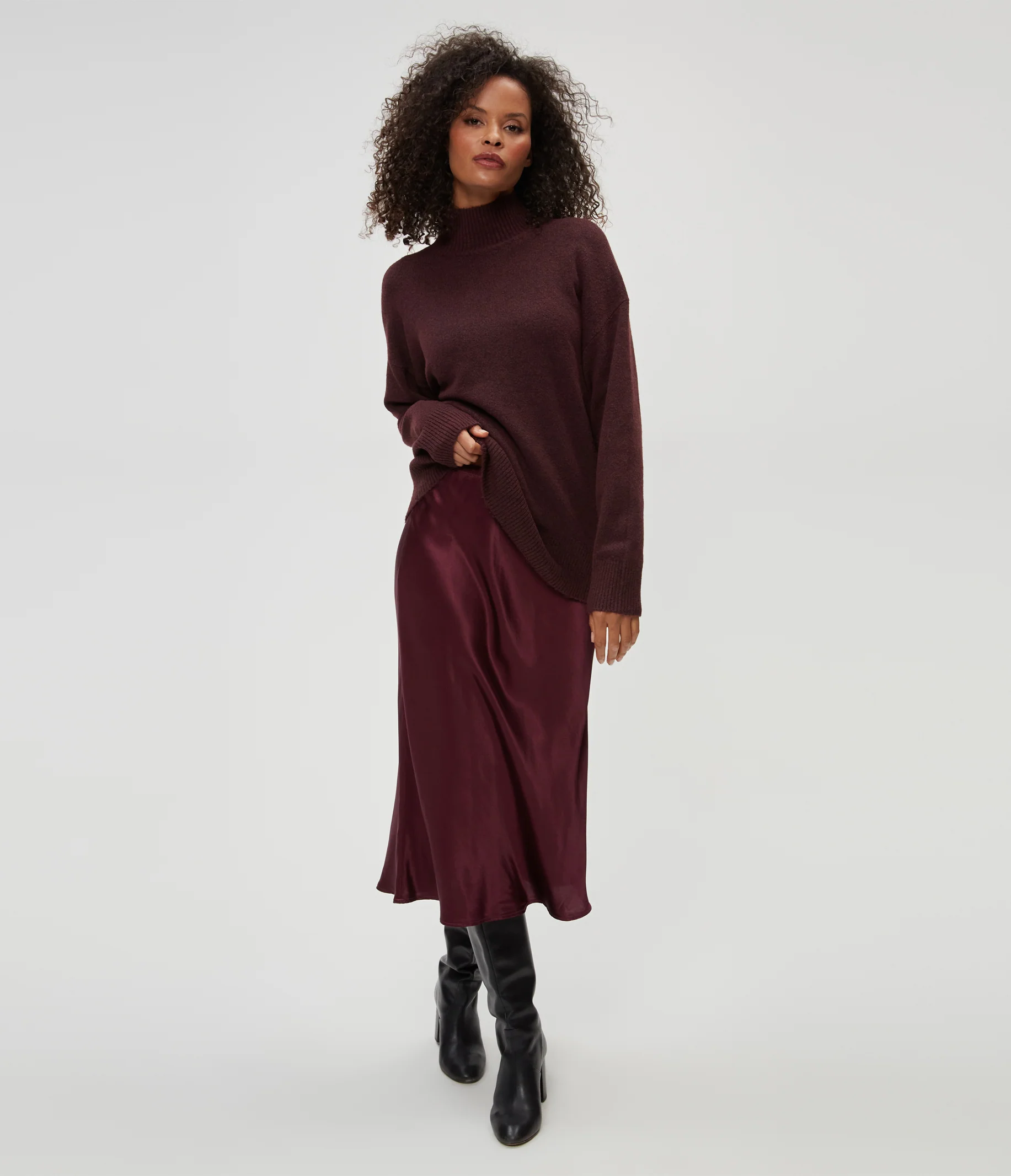Leila Bias Midi Skirt - Image 31