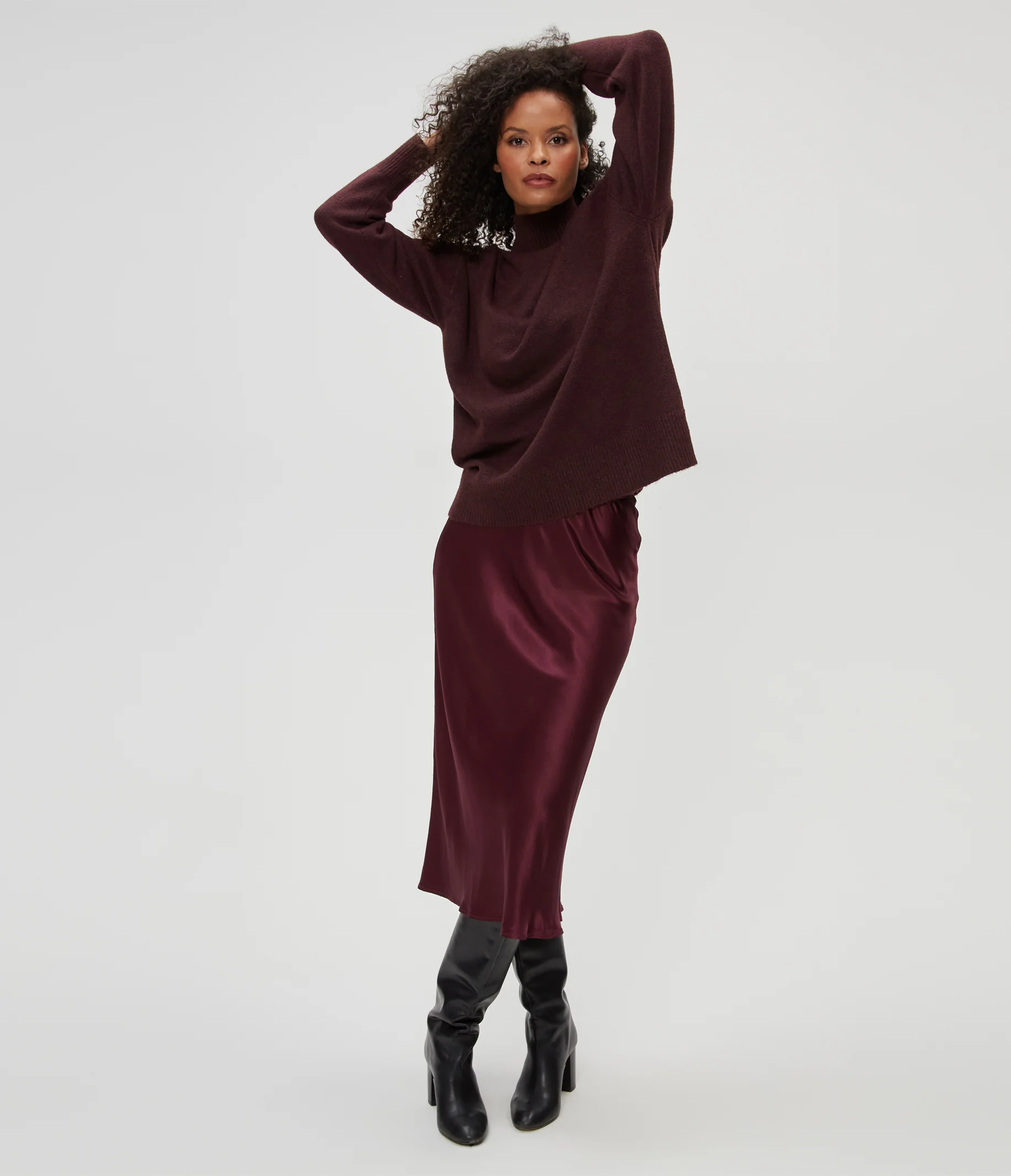 Leila Bias Midi Skirt - Image 32