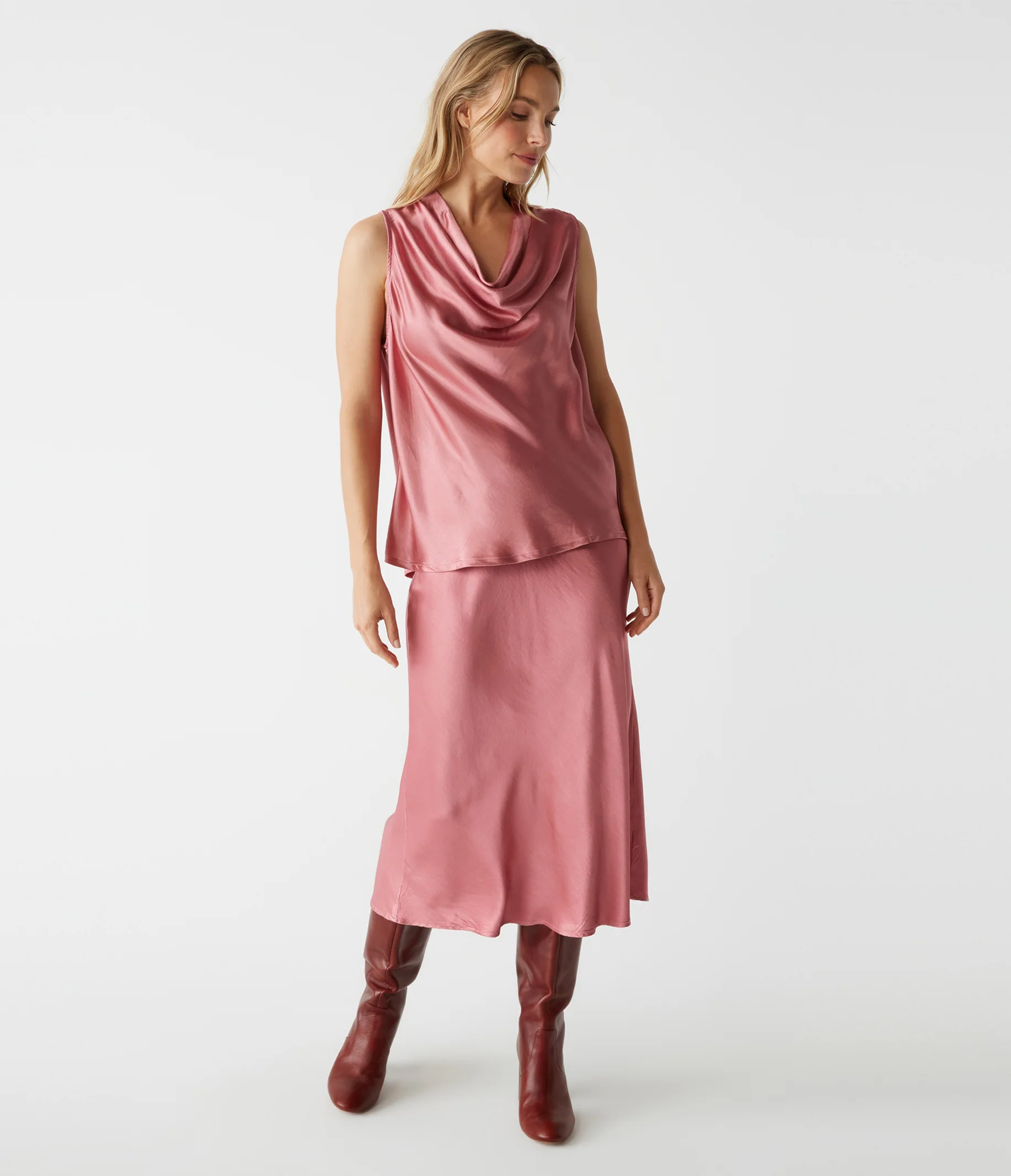 Leila Bias Midi Skirt - Image 48