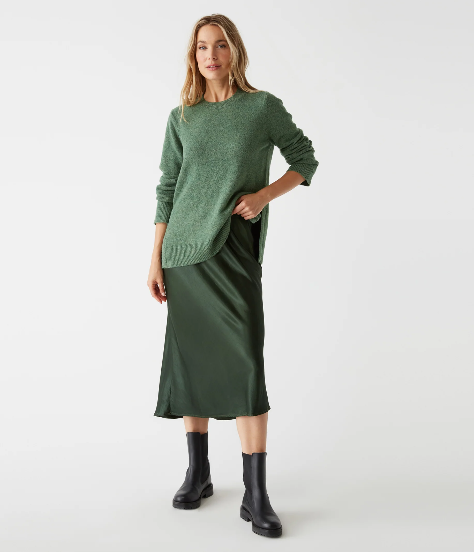 Leila Bias Midi Skirt - Image 66