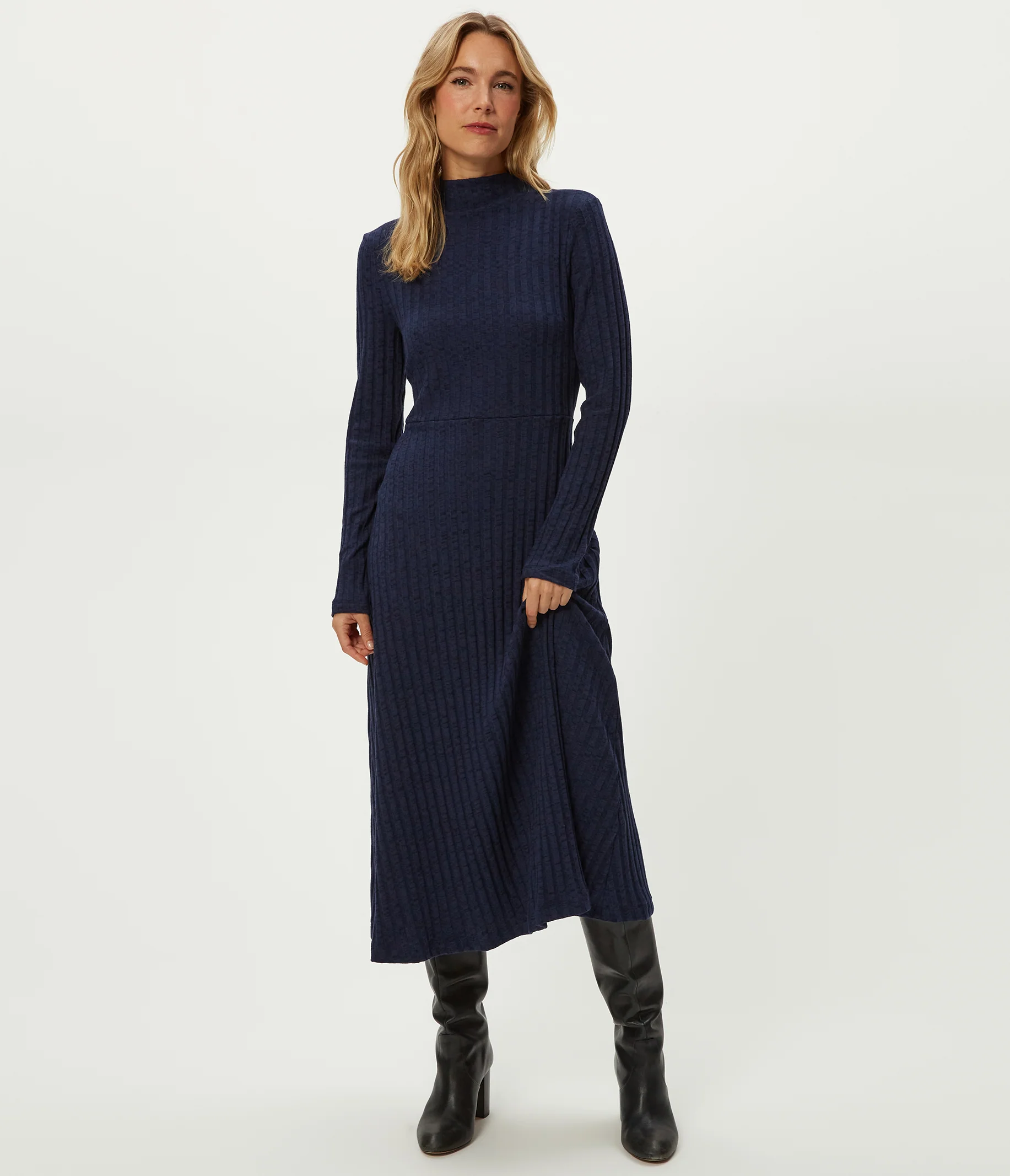 Lenox Mock Neck Midi Dress - Image 10