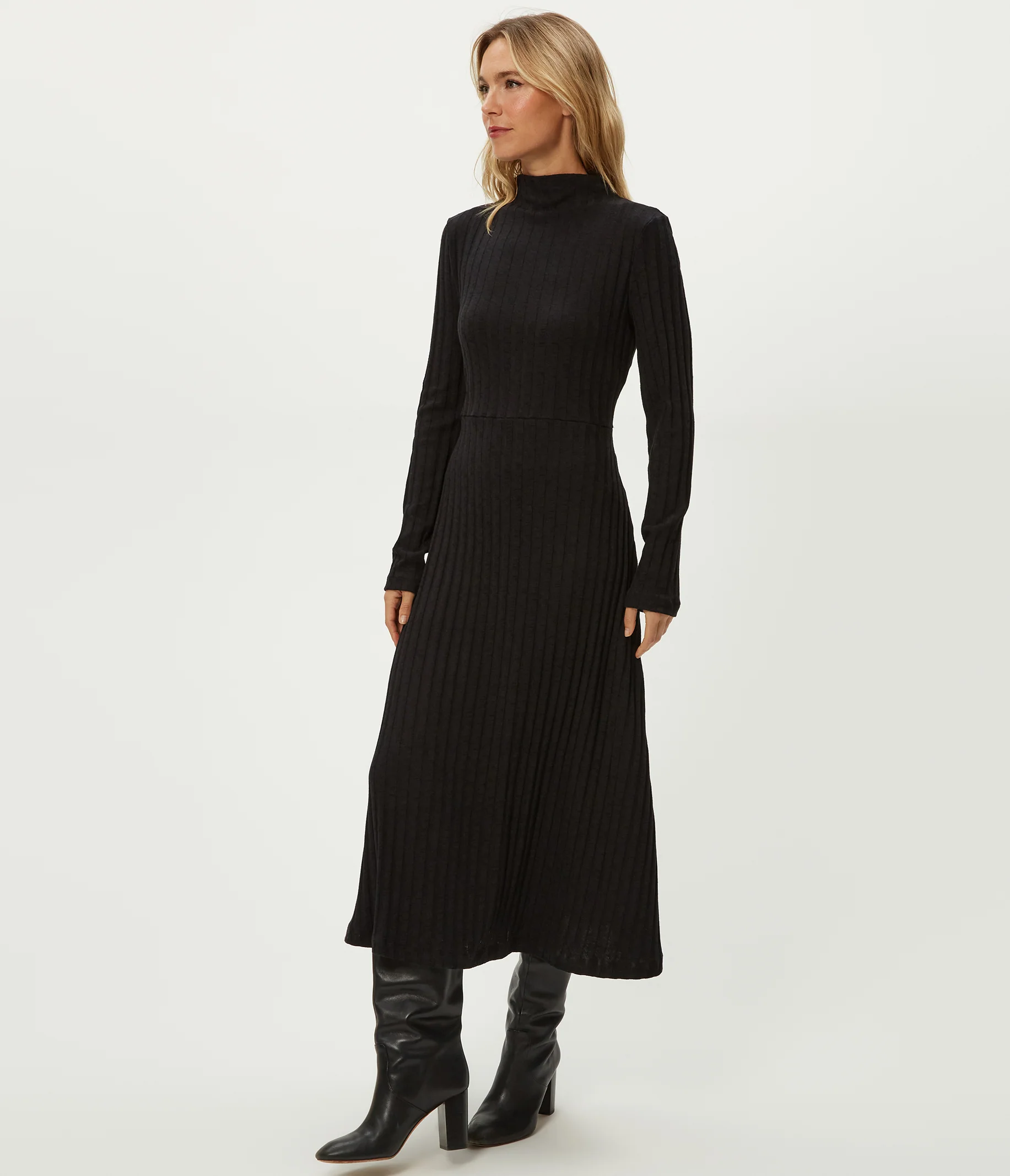 Lenox Mock Neck Midi Dress - Image 7