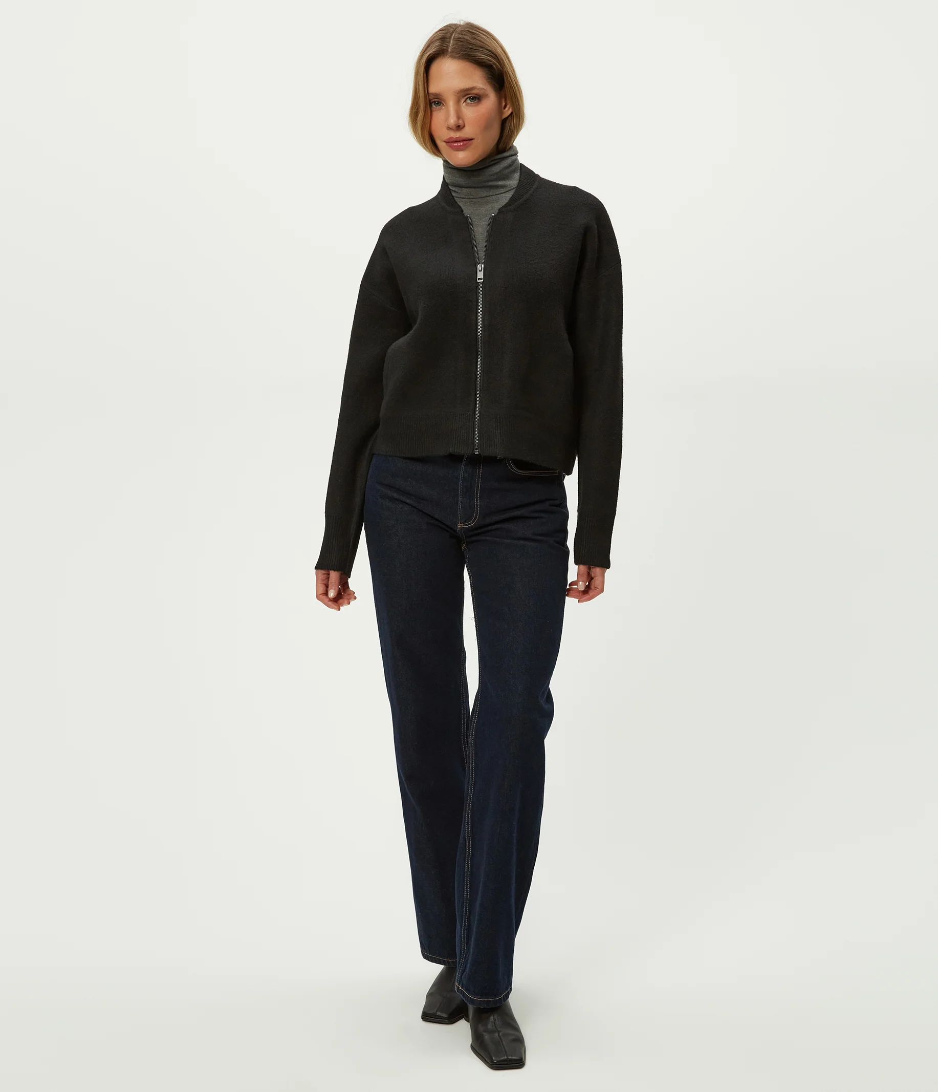 Lidia Cropped Bomber Jacket - Image 18