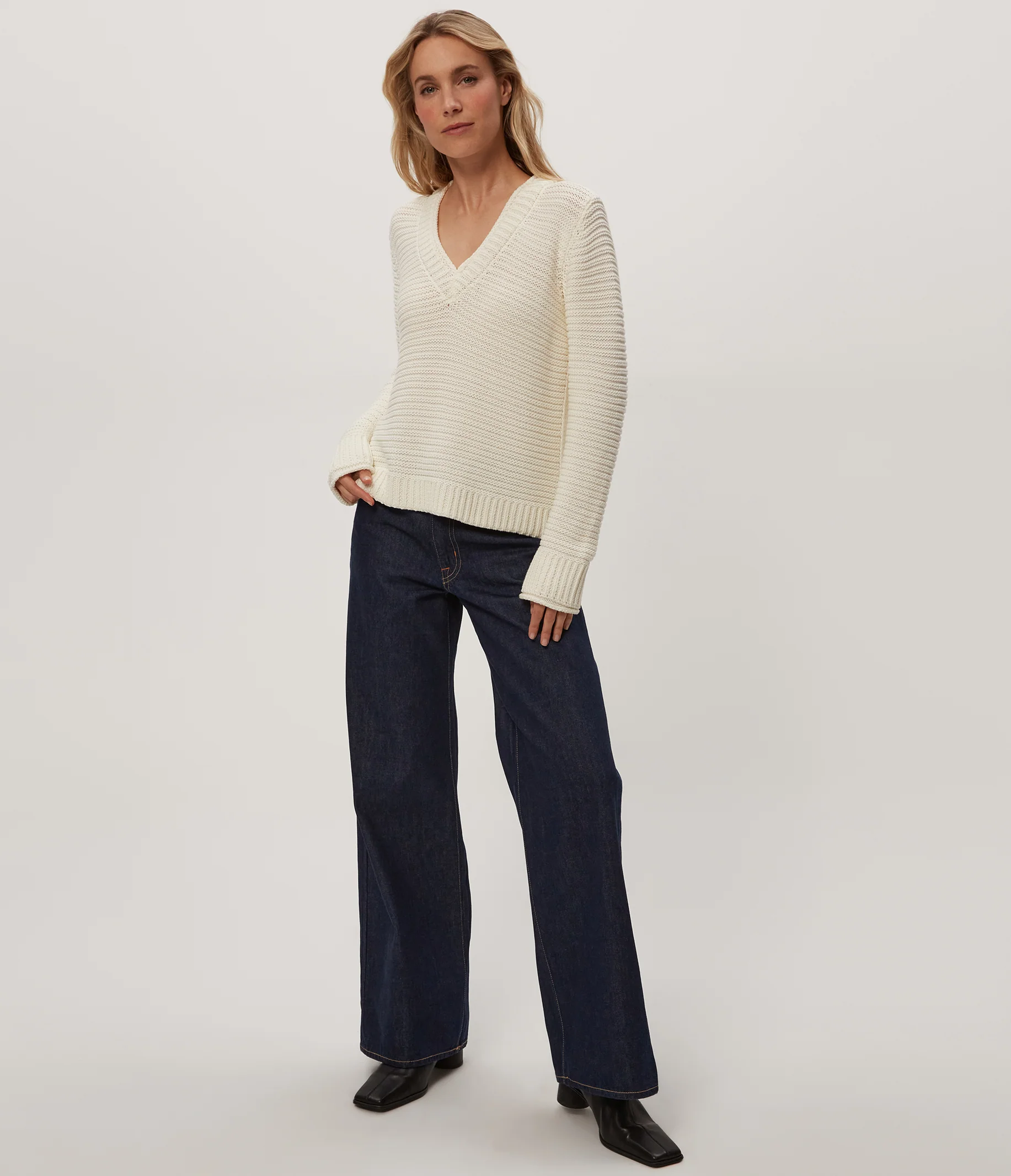 Linda V-Neck Pullover - Image 2