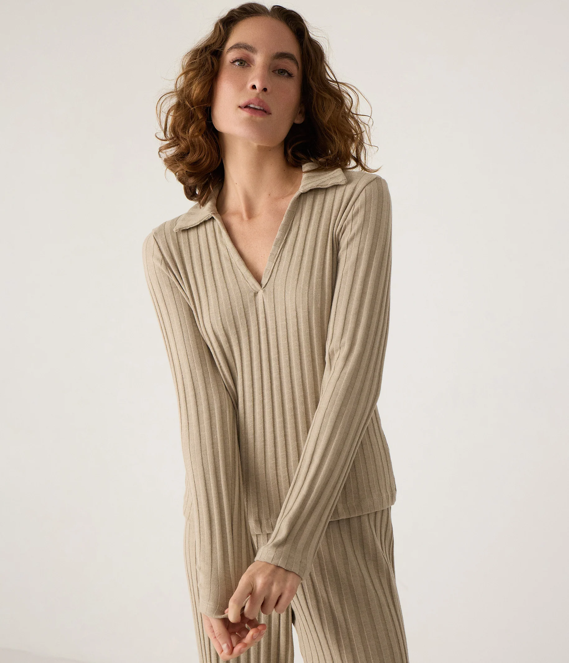 Liyah Collard Top