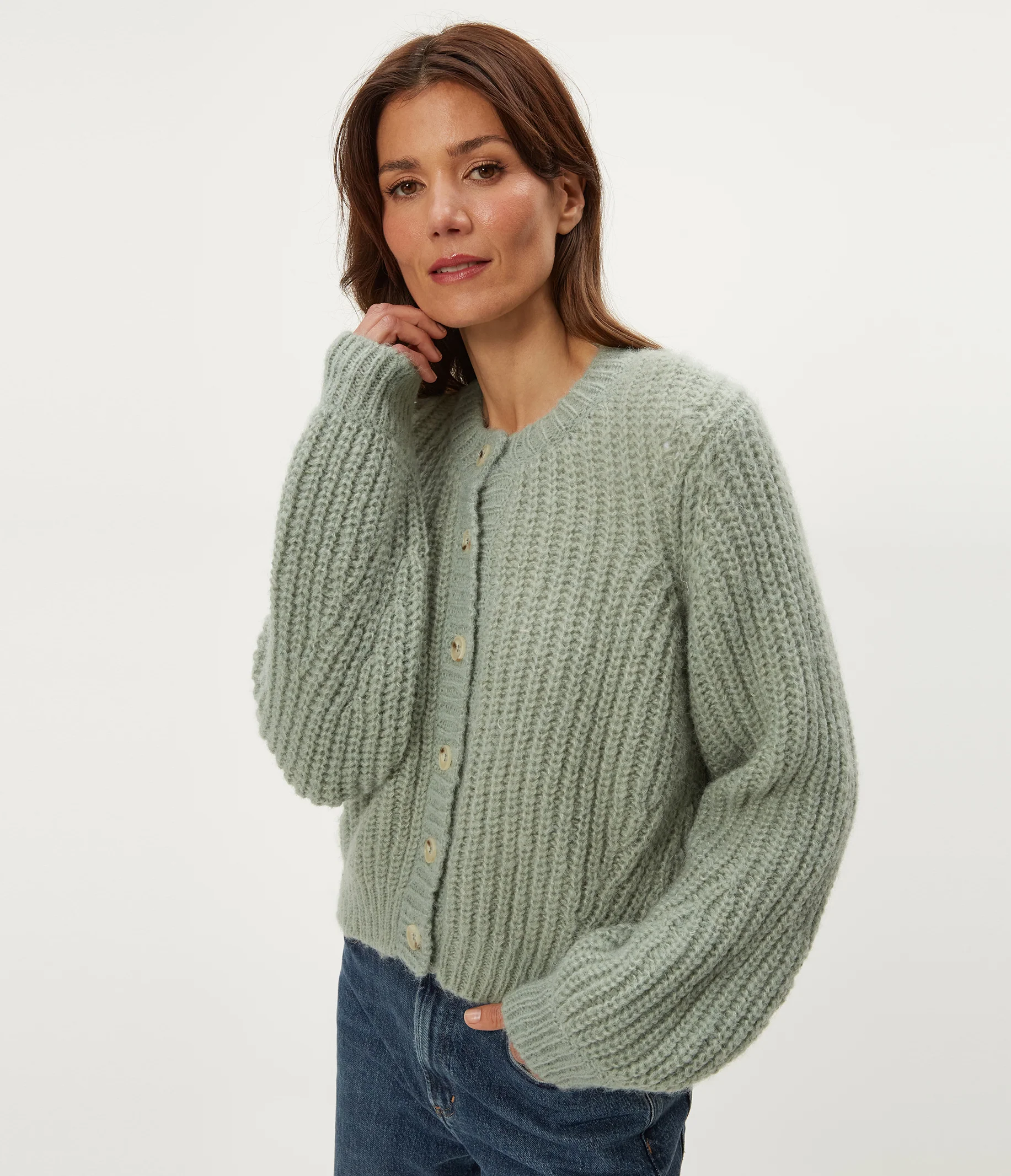 Lumi Crewneck Cardigan - Image 7