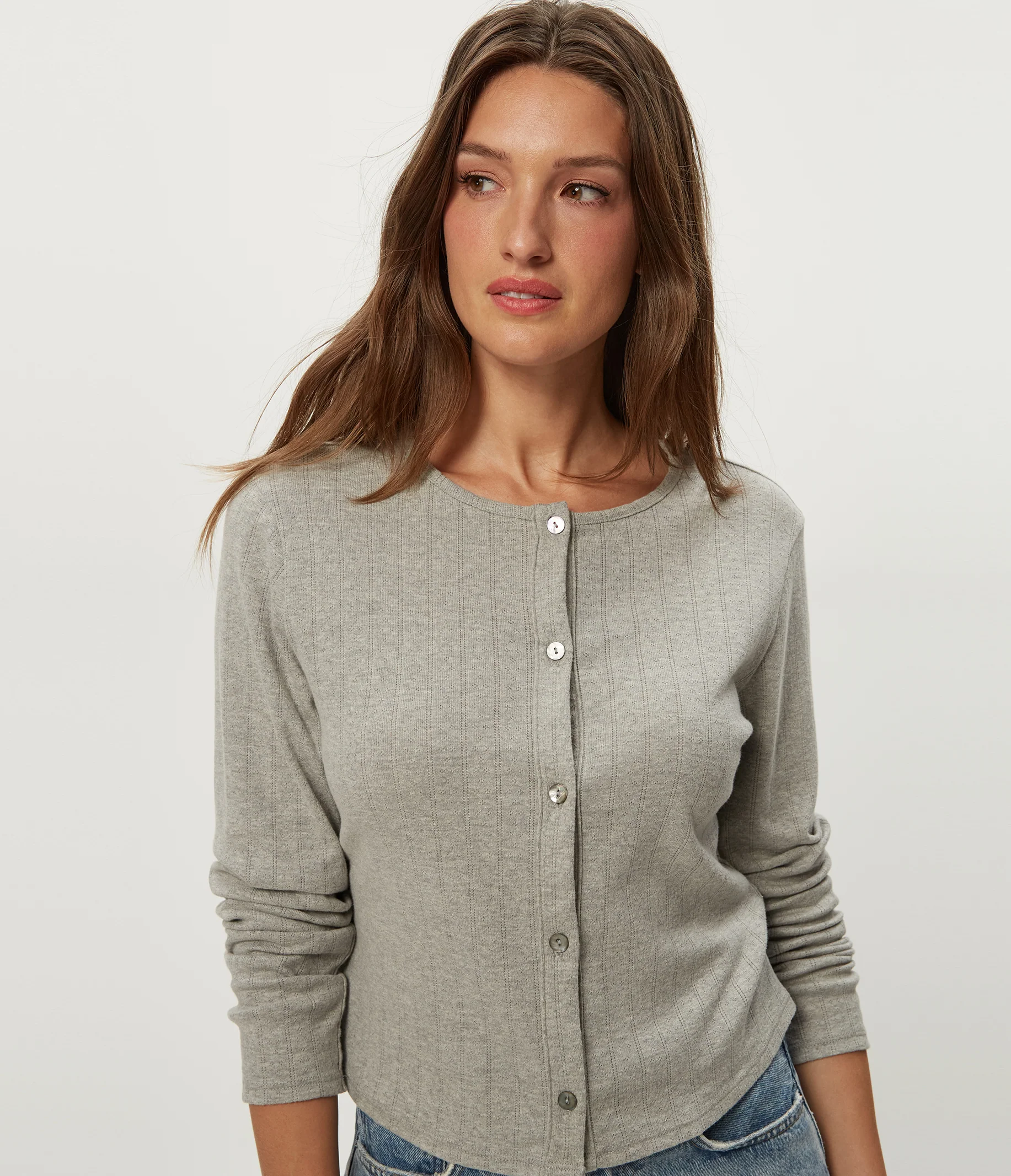 Mackenzie Pointelle Cardigan - Image 3
