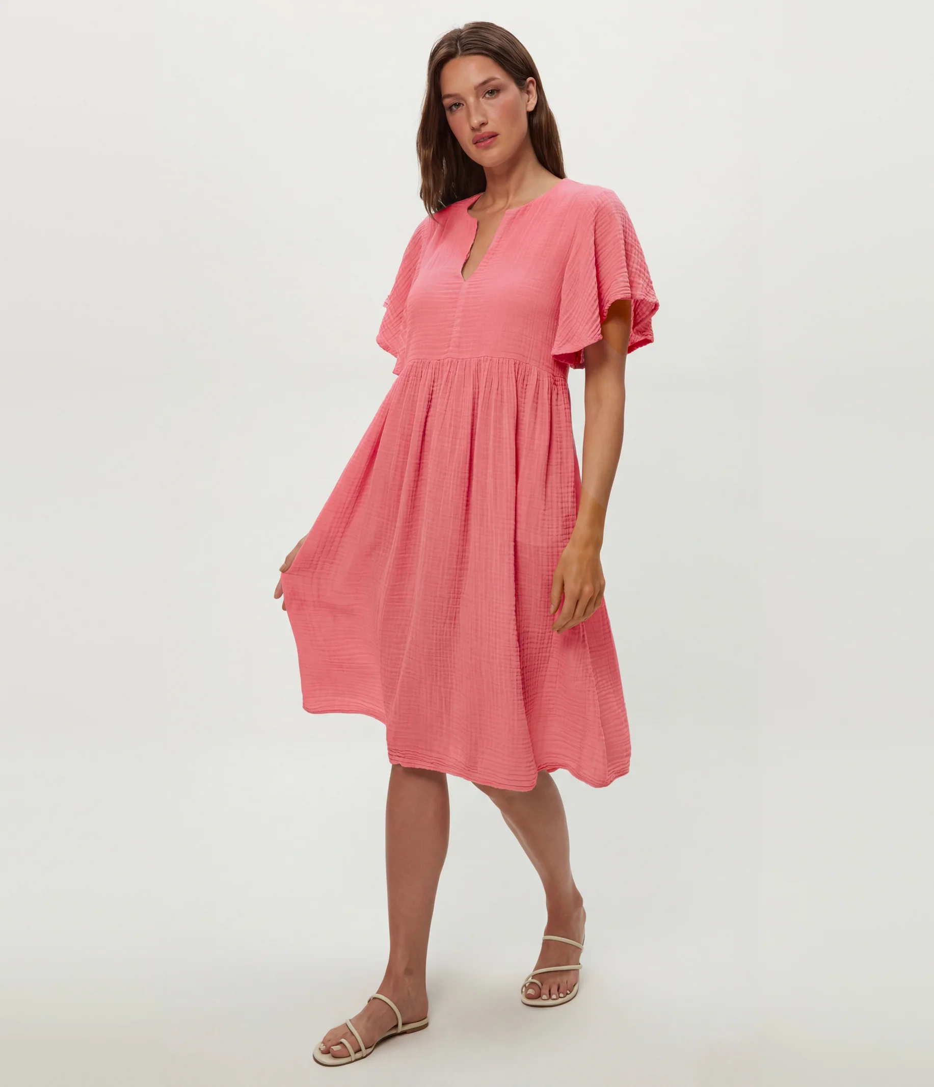 Madeline Flutter Sleeve Dress - Image 11