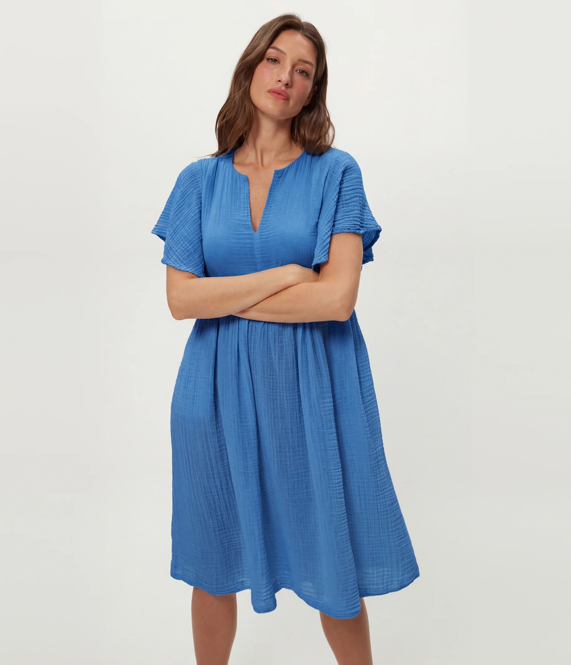 Madeline Flutter Sleeve Dress - Image 13