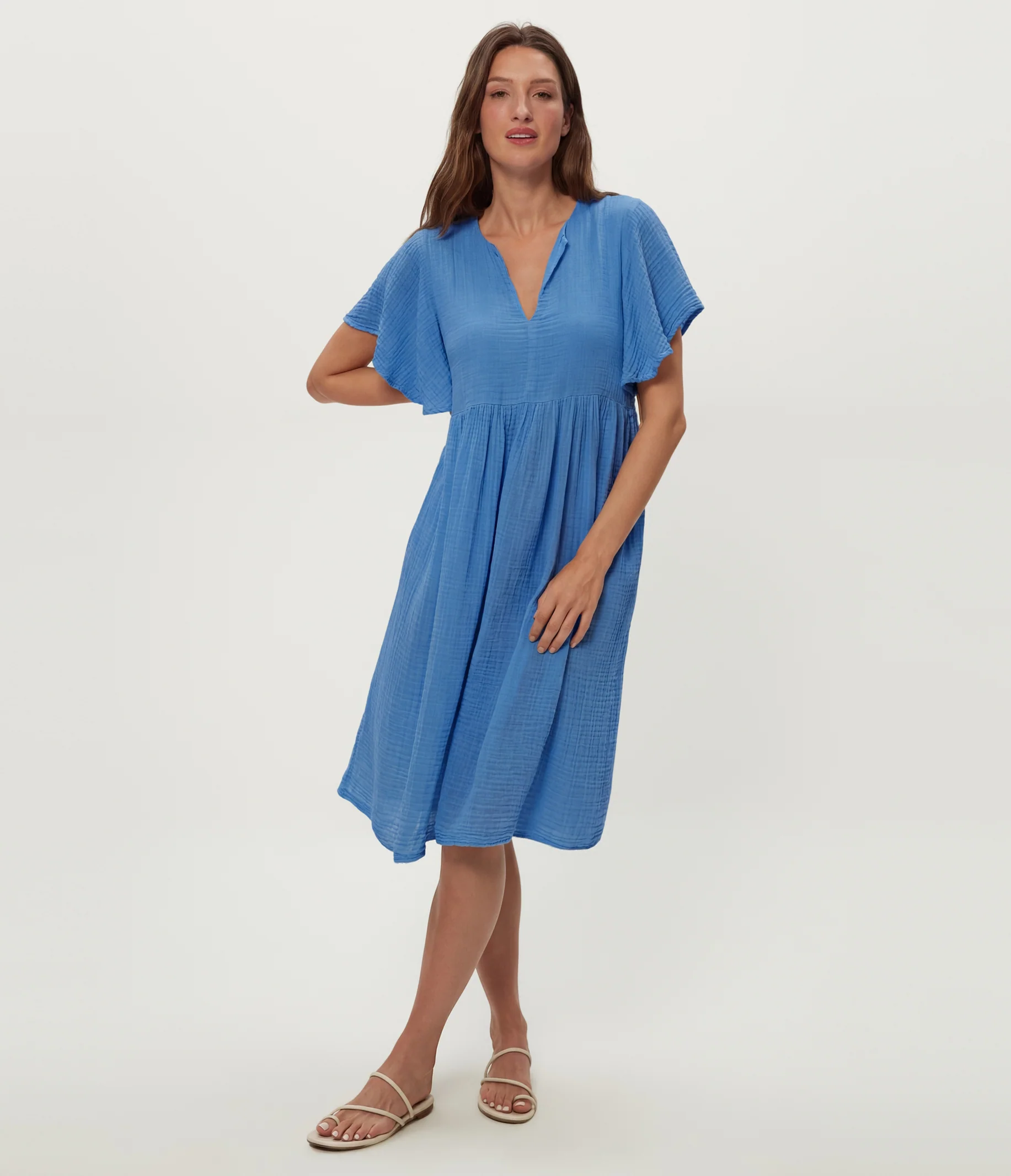 Madeline Flutter Sleeve Dress - Image 14