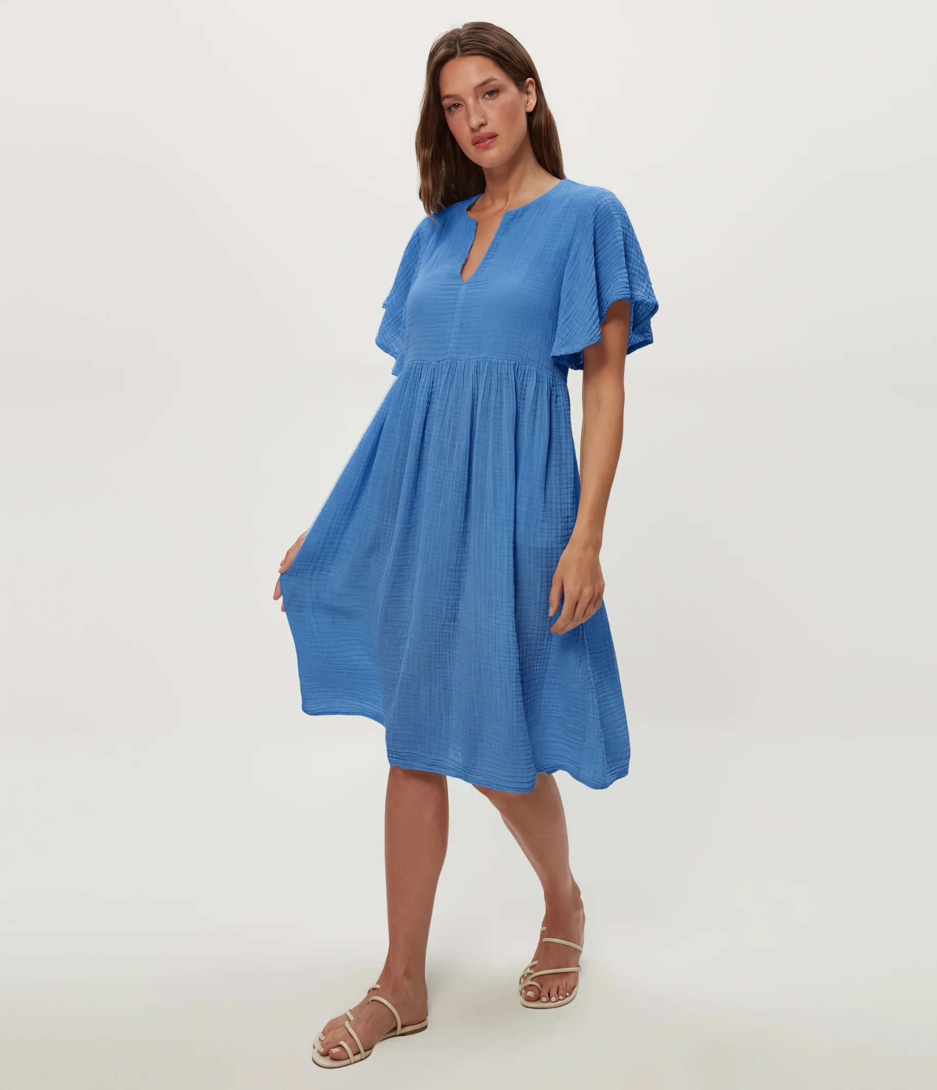 Madeline Flutter Sleeve Dress - Image 16