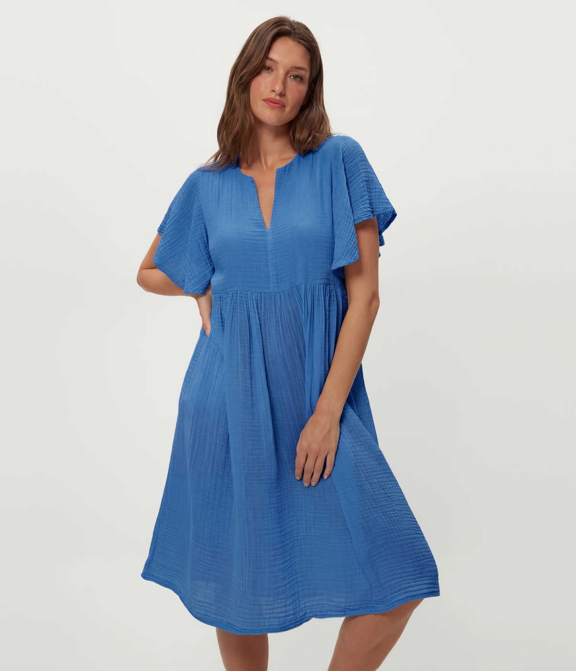 Madeline Flutter Sleeve Dress - Image 17
