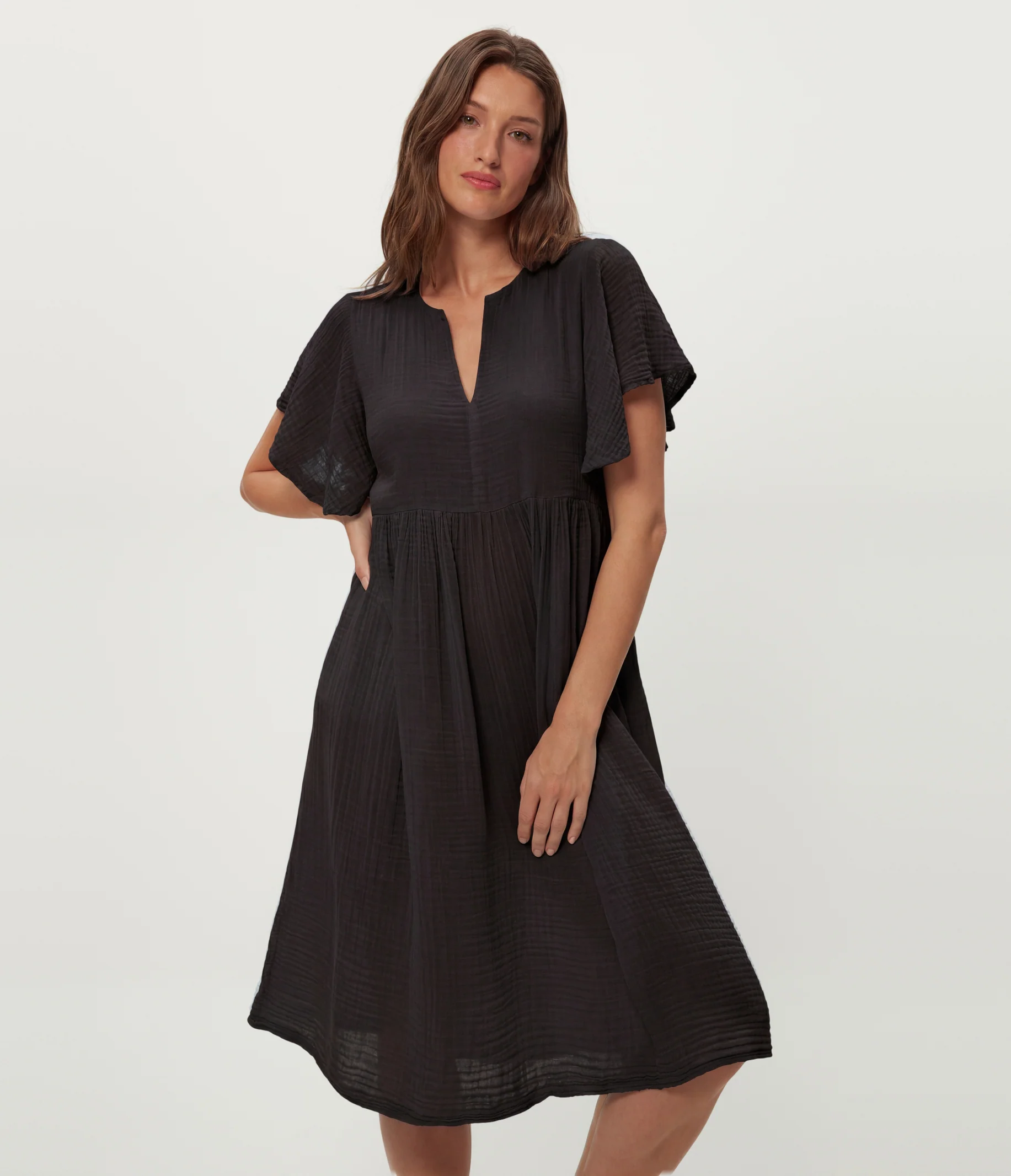 Madeline Flutter Sleeve Dress - Image 19