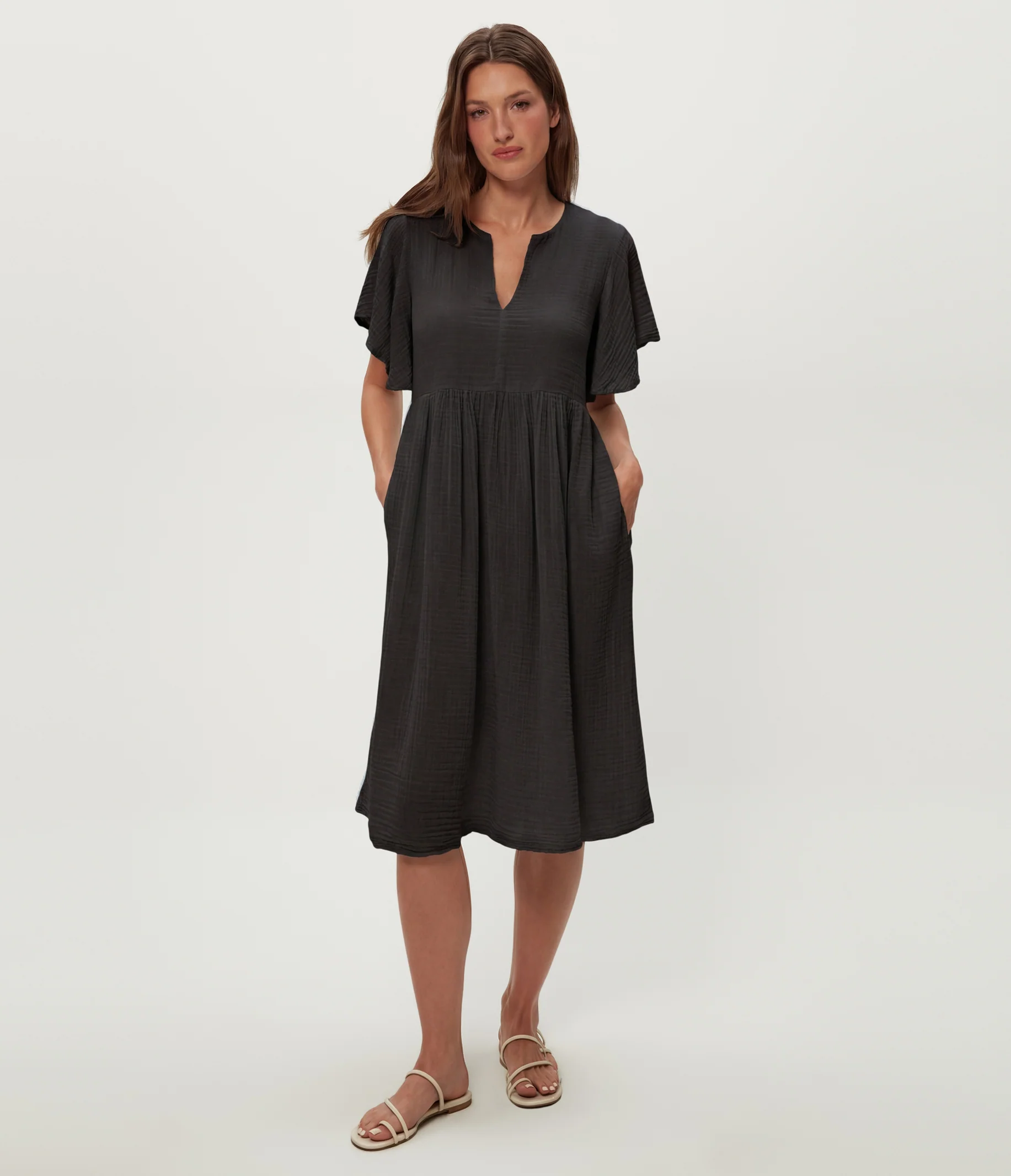 Madeline Flutter Sleeve Dress - Image 20