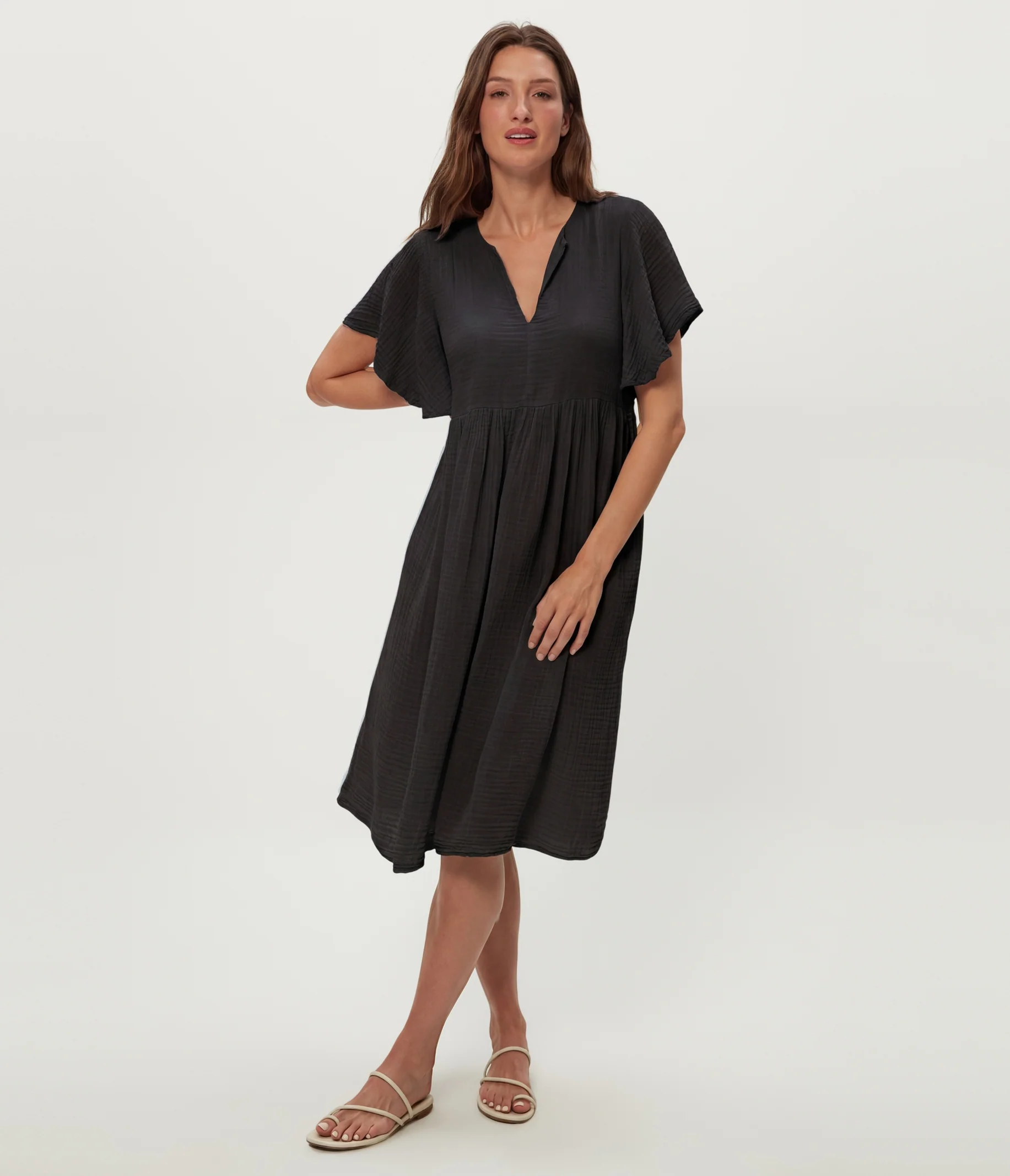 Madeline Flutter Sleeve Dress - Image 21