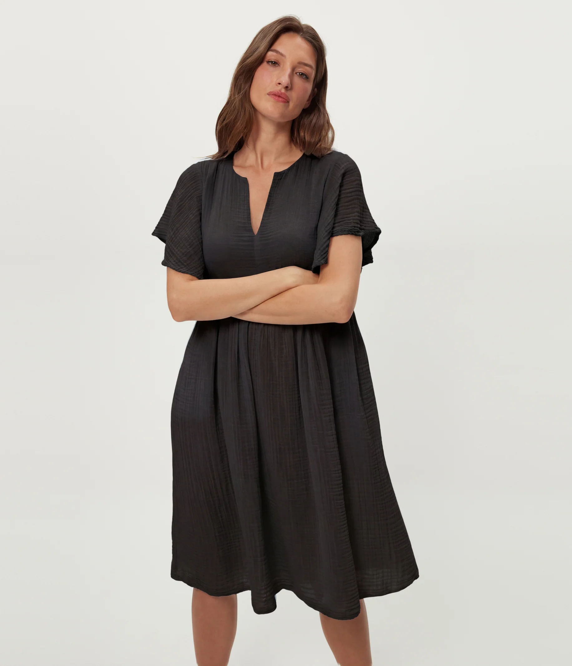 Madeline Flutter Sleeve Dress - Image 22