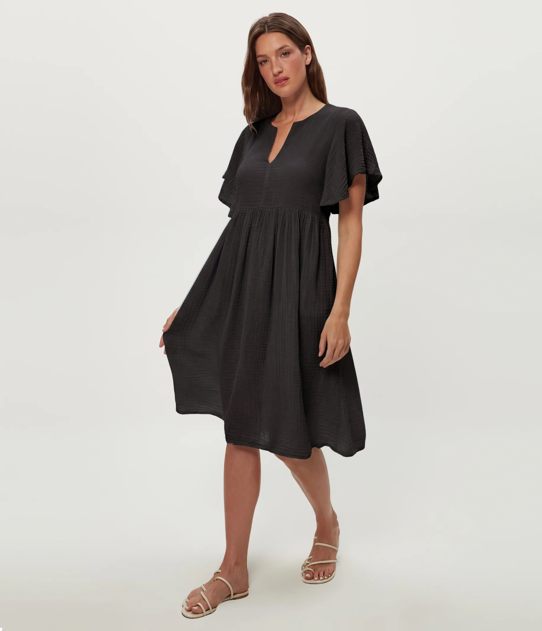 Madeline Flutter Sleeve Dress - Image 23
