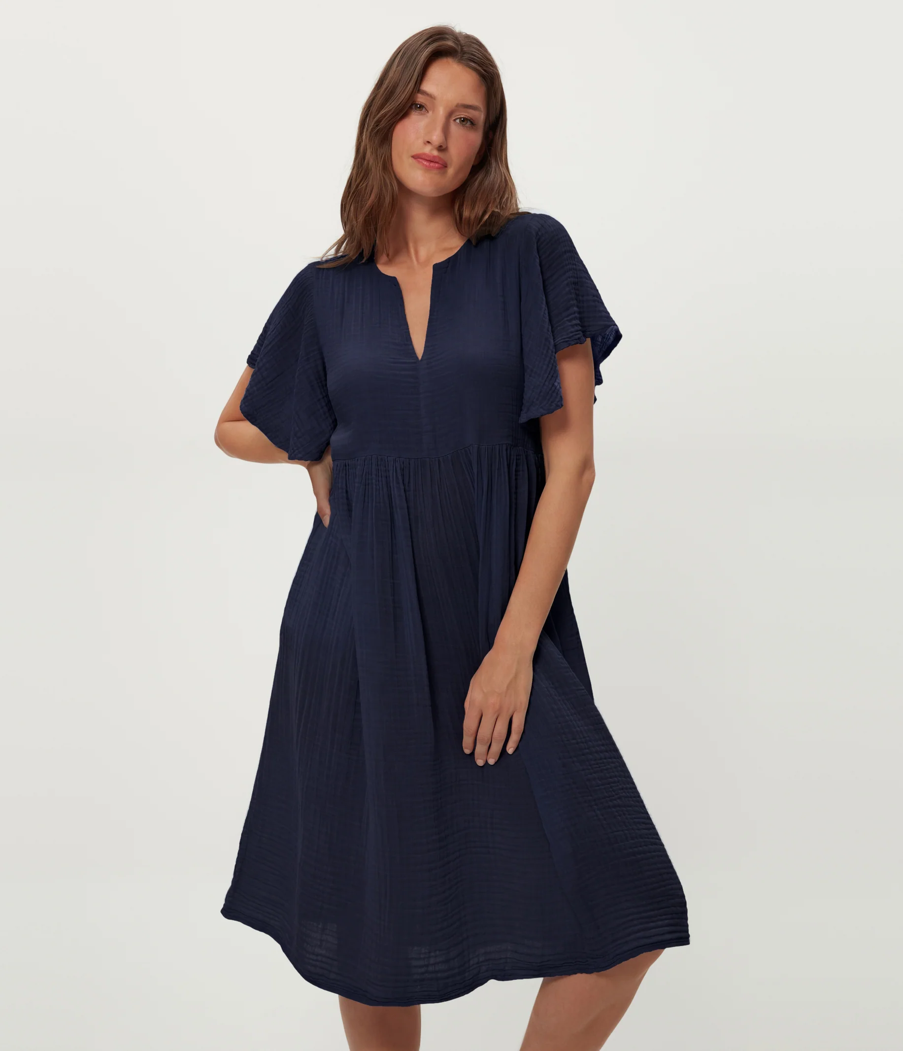 Madeline Flutter Sleeve Dress - Image 27