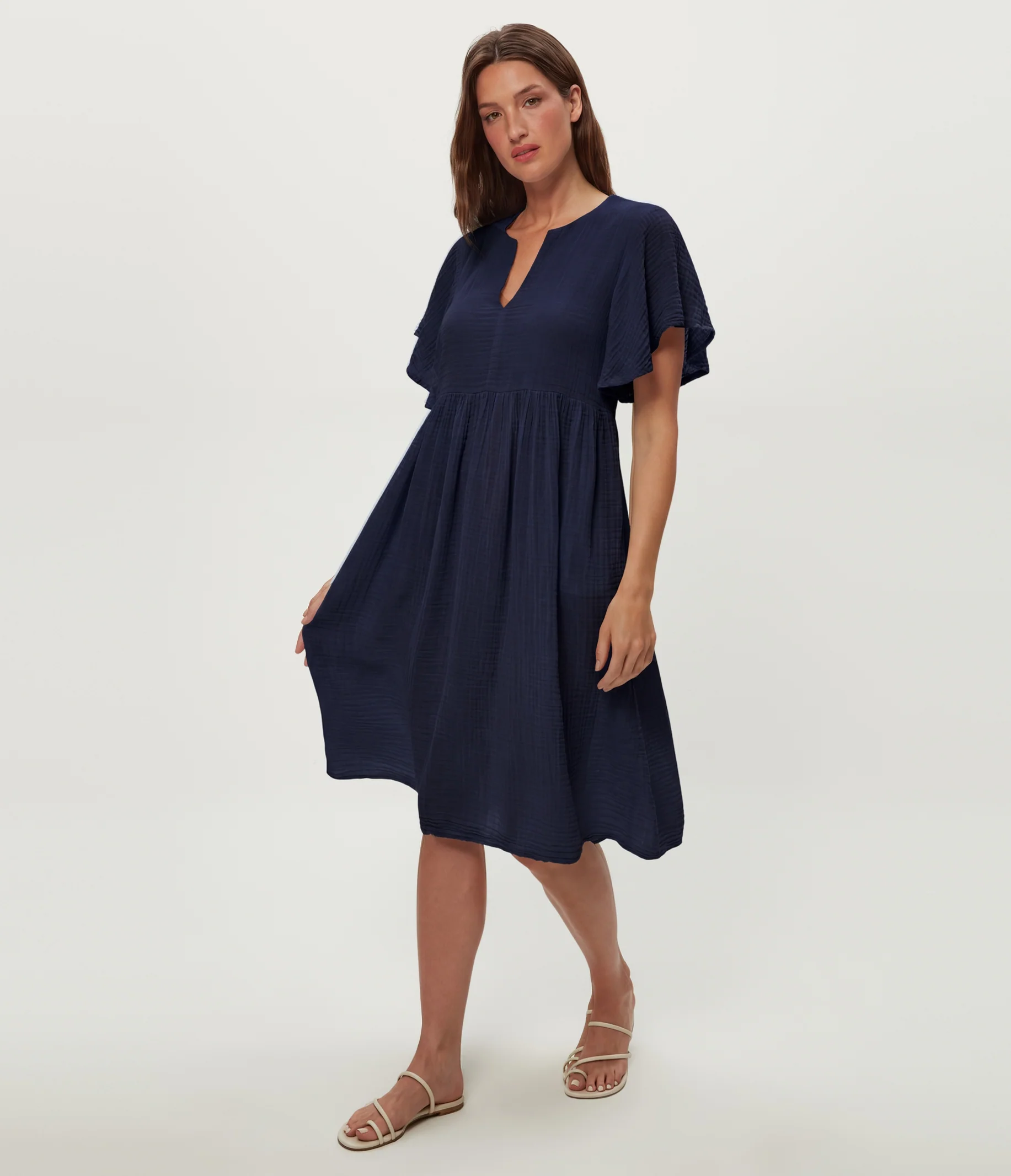 Madeline Flutter Sleeve Dress - Image 28